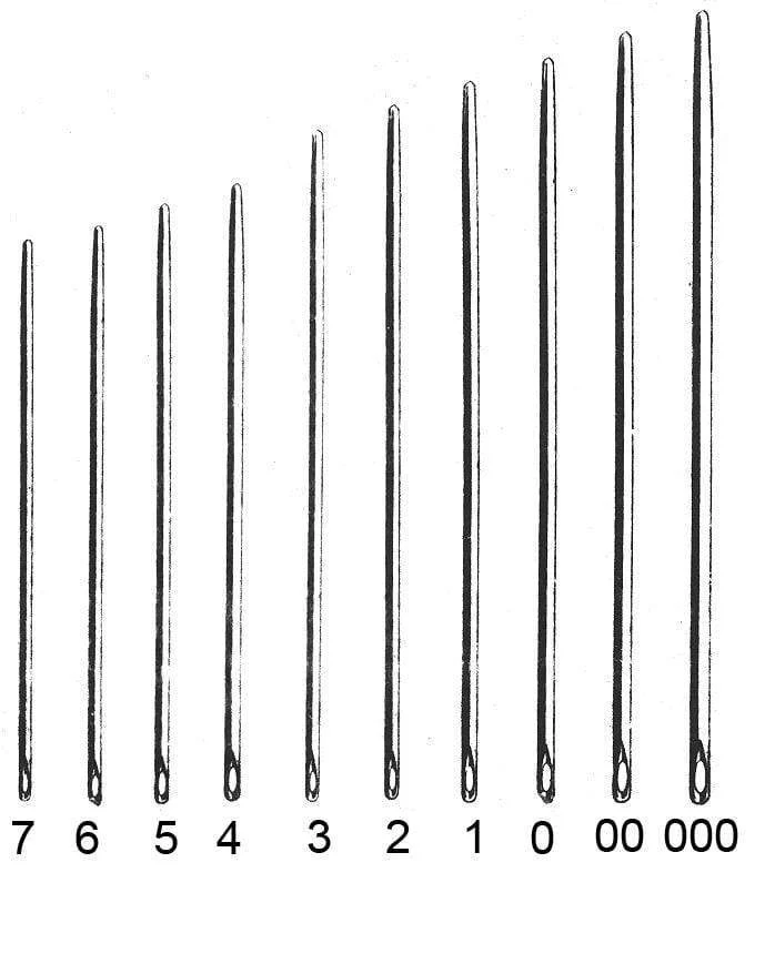 Size 5, C.S Osborne Dull Point Harness Needle, #T-517-5
