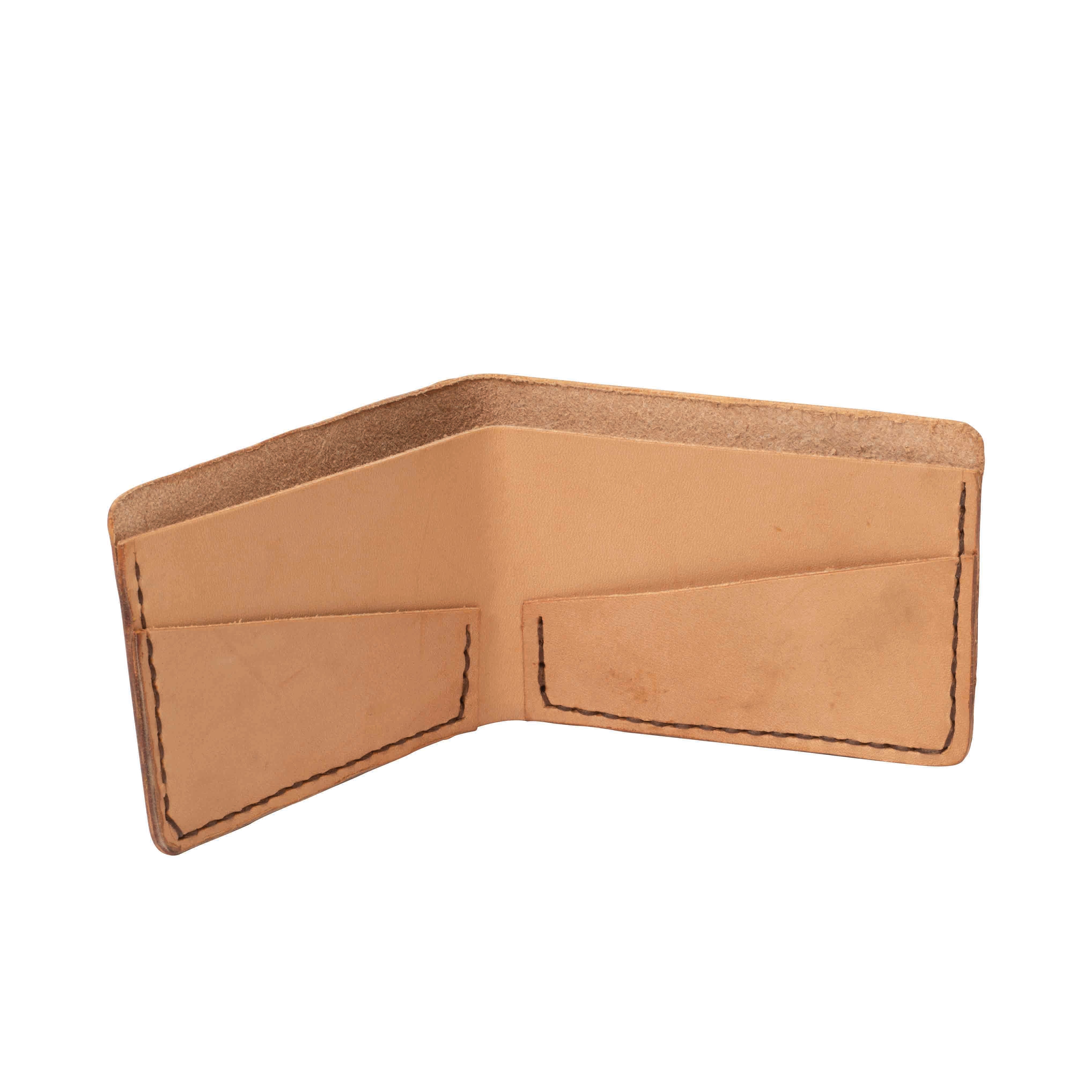 Wallet and Cardholder Leathercrafting Kit, Natural
