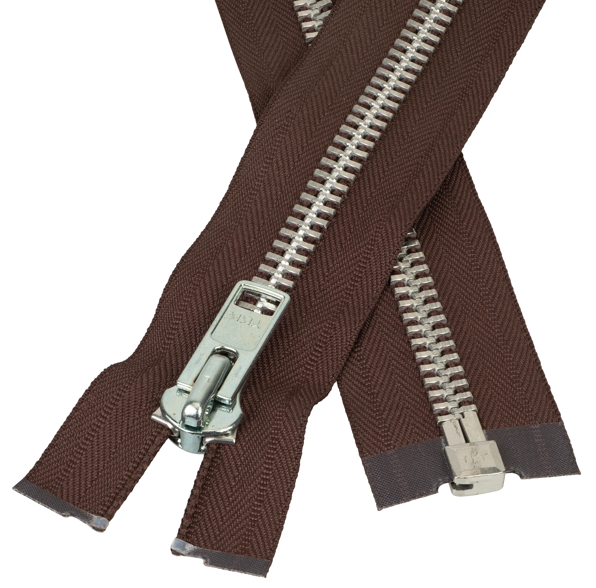 YKKÂ® #10 Zipper - Complete, Aluminum