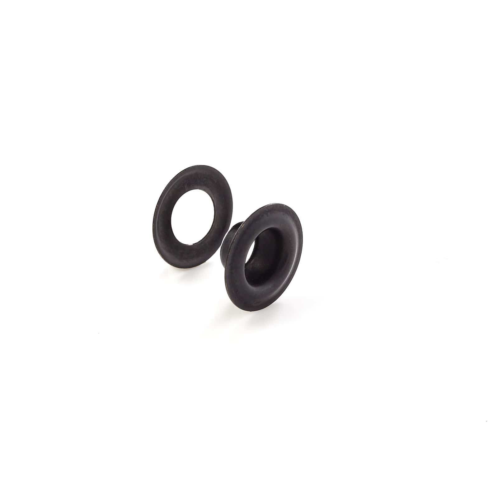 #0 Black, Gromet with Washer, Solid Brass - 12 pk, #GROM-0-BLK