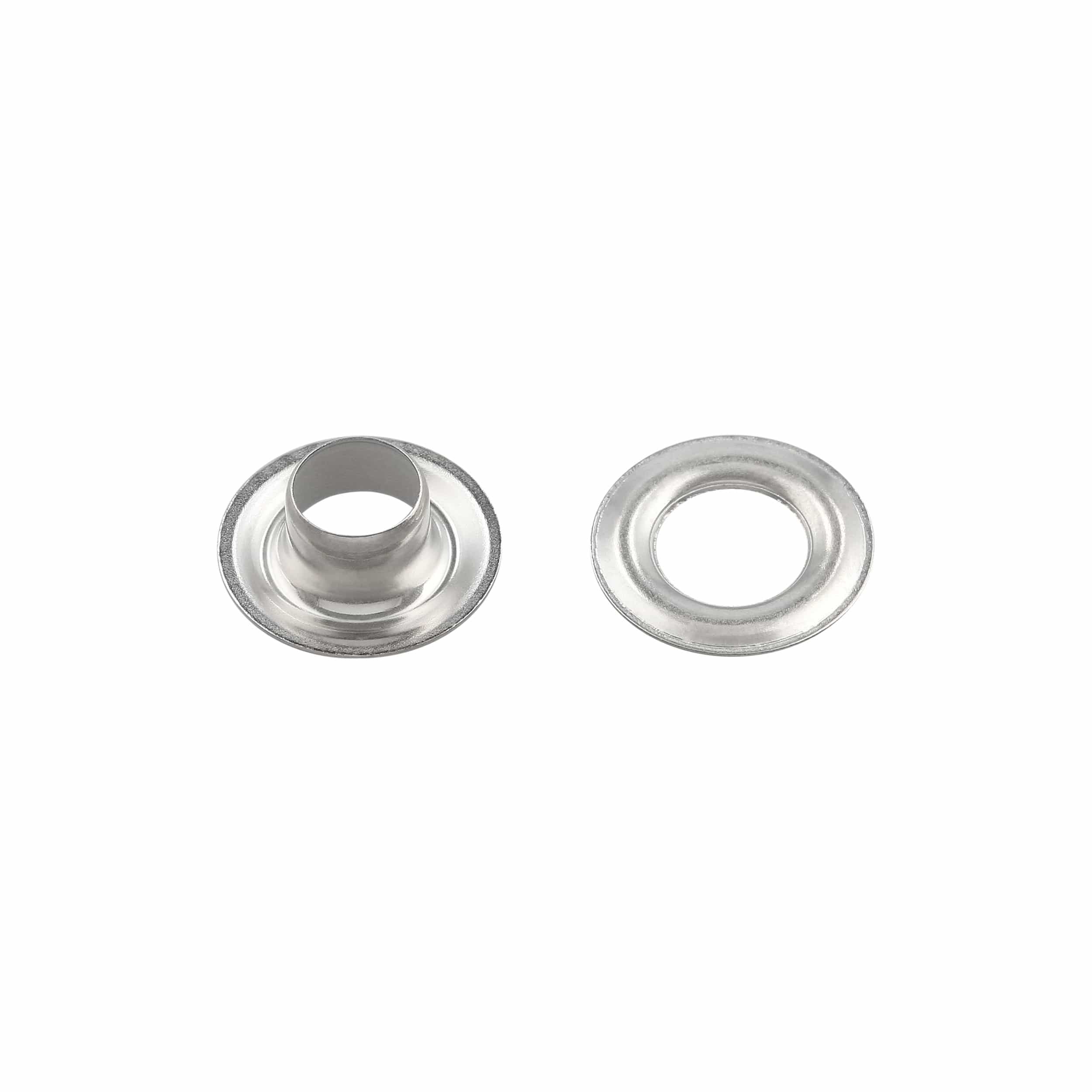 #0 Nickel, Gromet with Washer, Solid Brass - 12 pk, #GROM-0-SBN