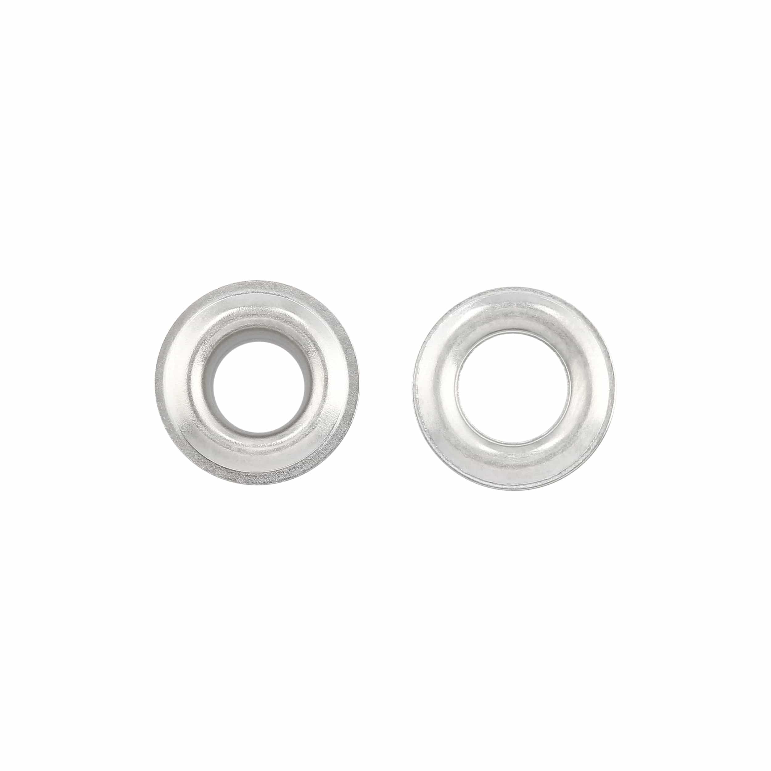 #0 Nickel, Gromet with Washer, Solid Brass - 12 pk, #GROM-0-SBN