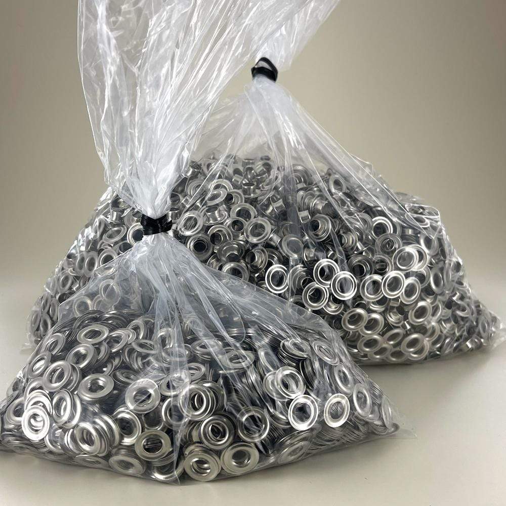 #0 Nickel, Grommets with Washers, 25-Gross, Solid Brass, #GWB-0-N
