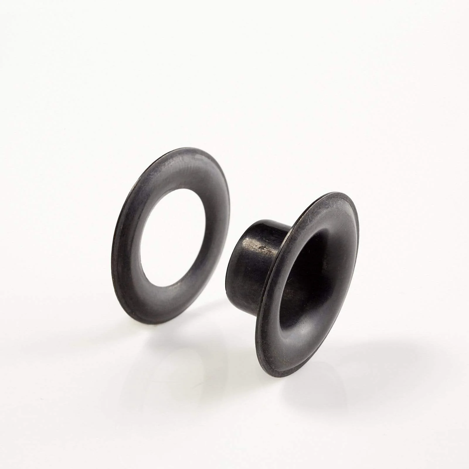 #4 Black, Grommet with Washer, Solid Brass, #GROM-4-BLK