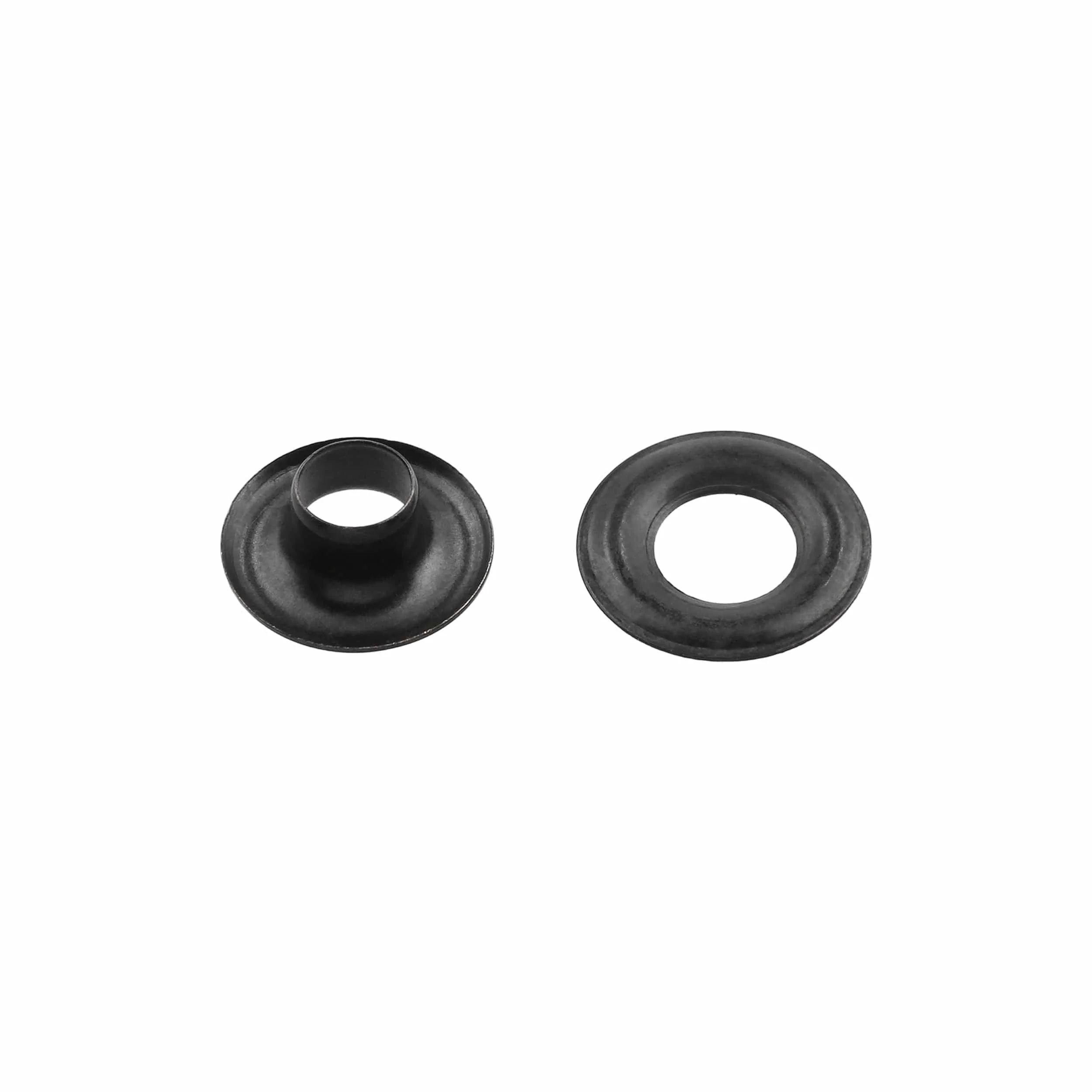 #00 Black, Grommet with Washer, Solid Brass - 24 pk, #GROM-00-BLK