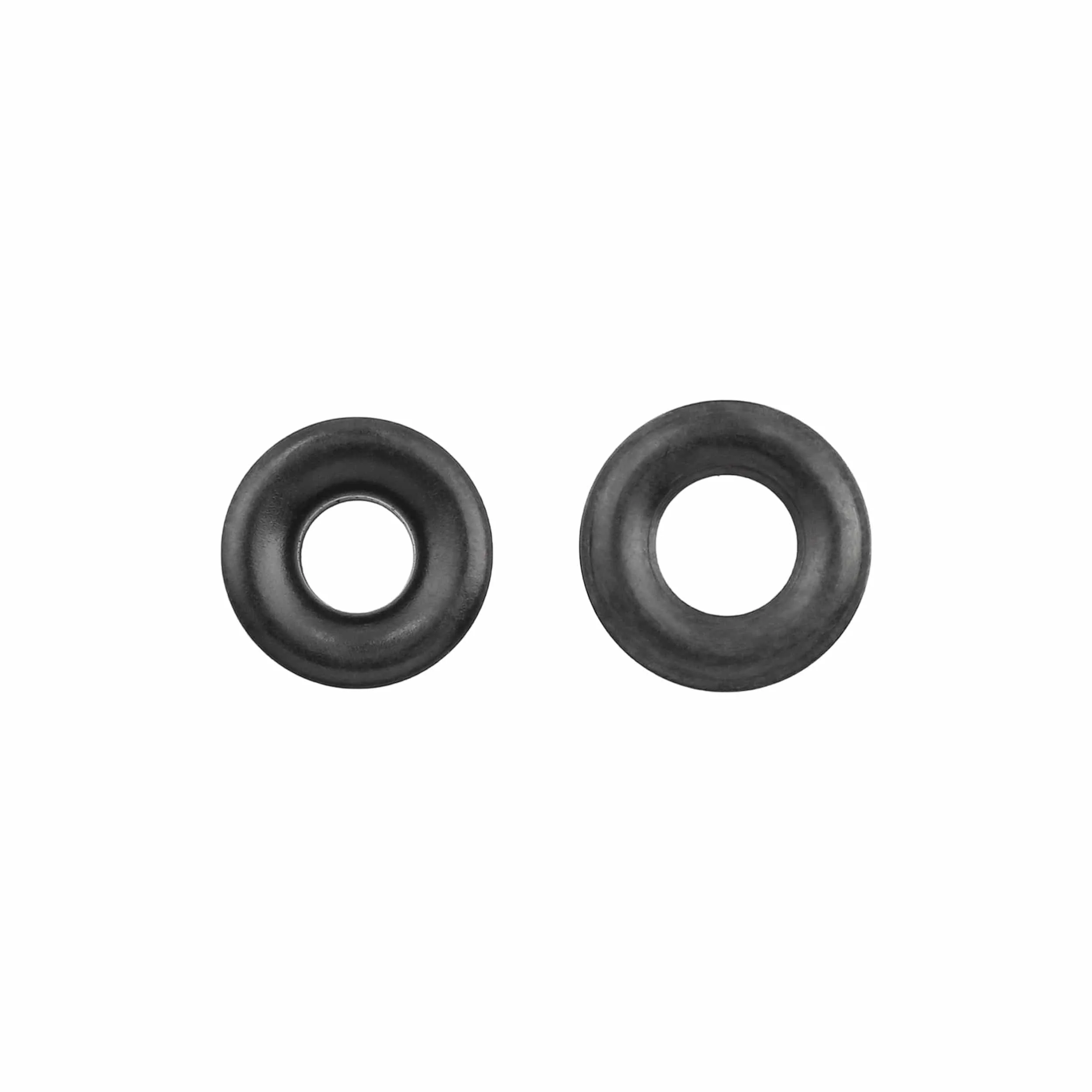 #00 Black, Grommet with Washer, Solid Brass - 24 pk, #GROM-00-BLK