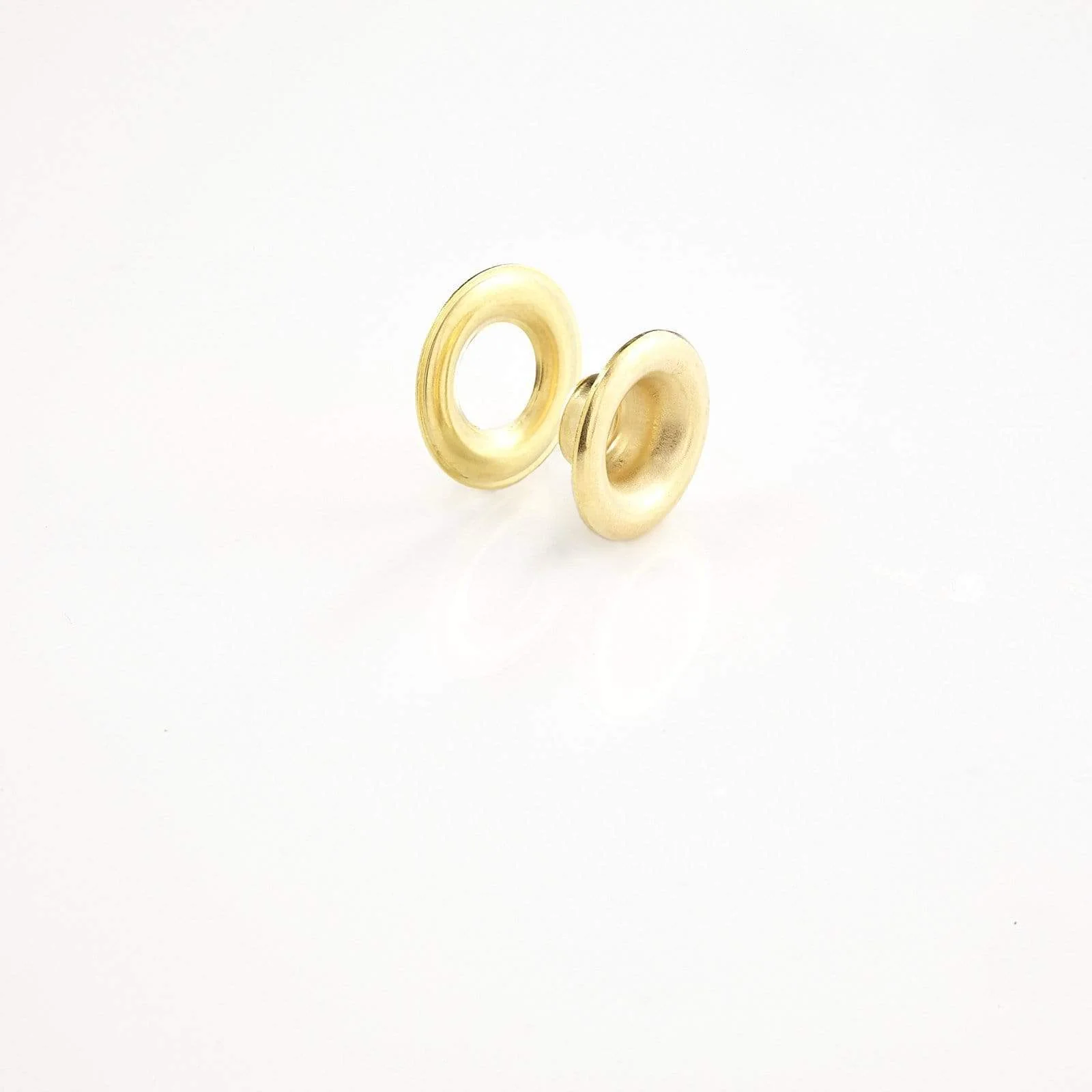 #00 Brass, Grommet with Washer, Solid Brass - 24 pk, #GROM-00-SB