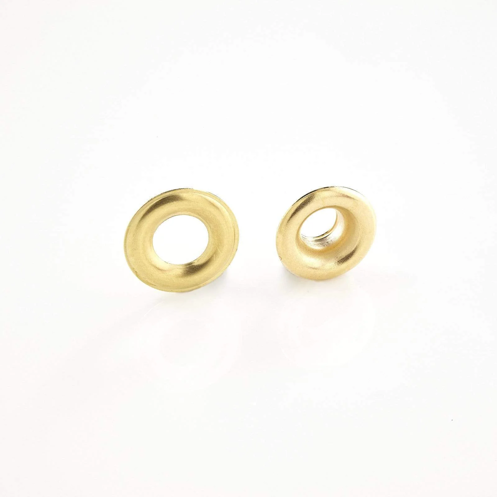 #00 Brass, Grommet with Washer, Solid Brass - 24 pk, #GROM-00-SB