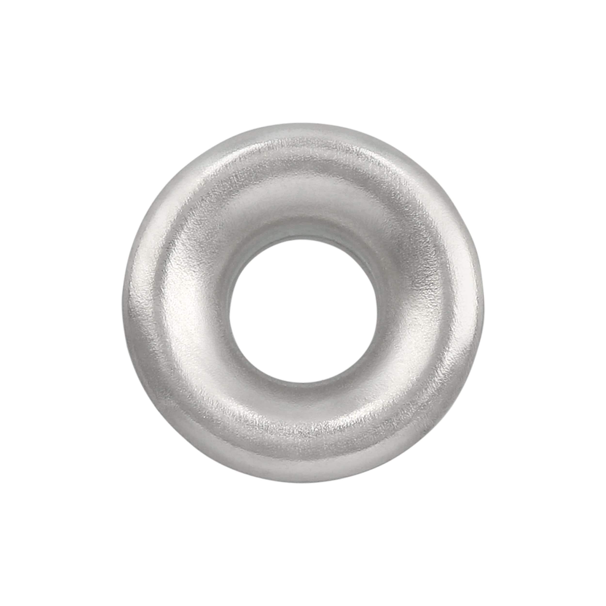 #00 Nickel, Grommet with Washer, Solid Brass - 24 pk, #GROM-00-SBN