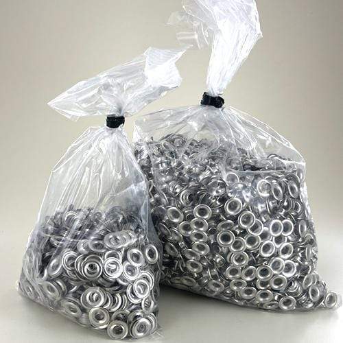 #00 Nickel, Grommets with Washers, 25-Gross, Solid Brass, #GWB-00-N