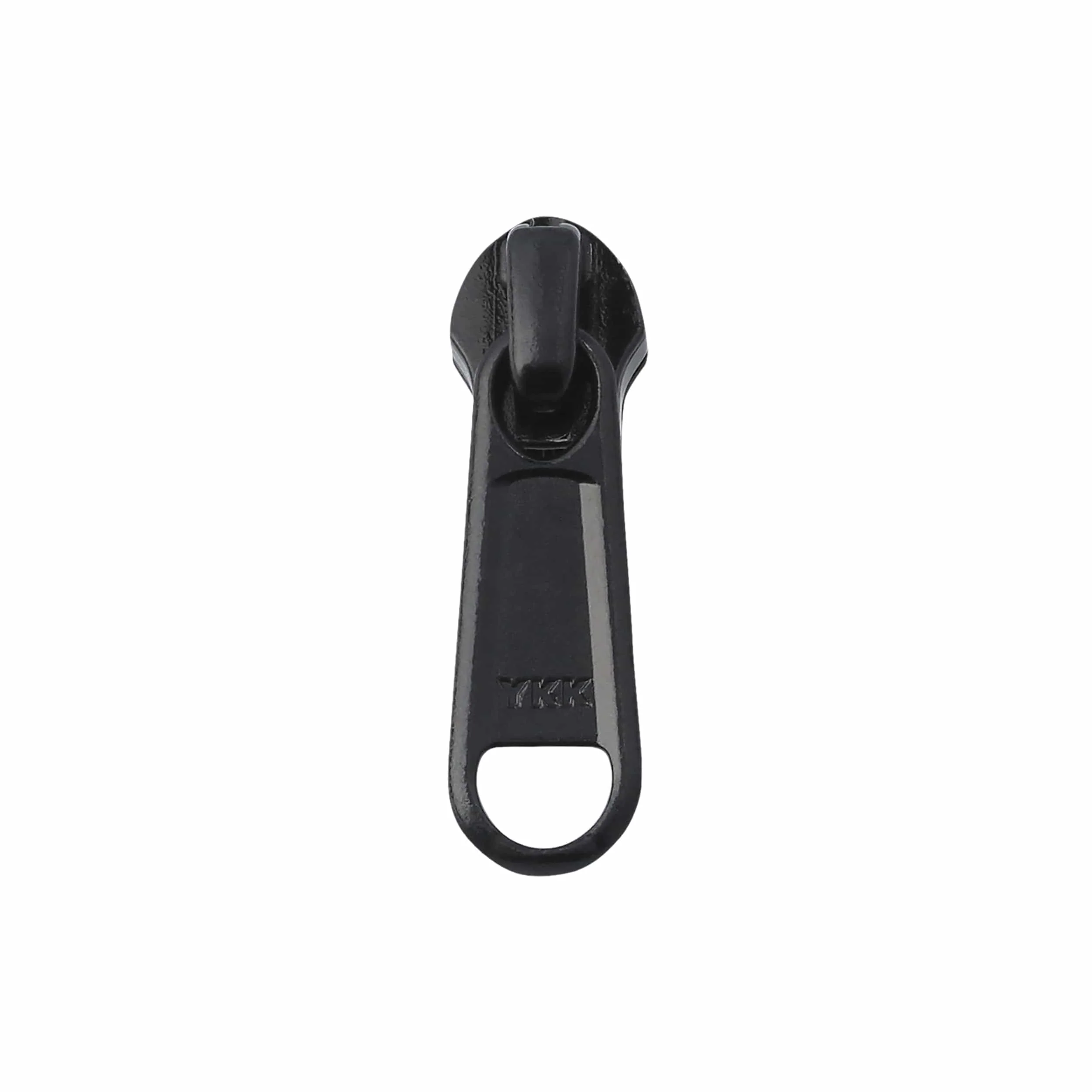 #5 Black, Coil, YKK Long Tab Semi-Swivel RC Zipper Slider, Zinc Alloy, #5RC-1-BLK