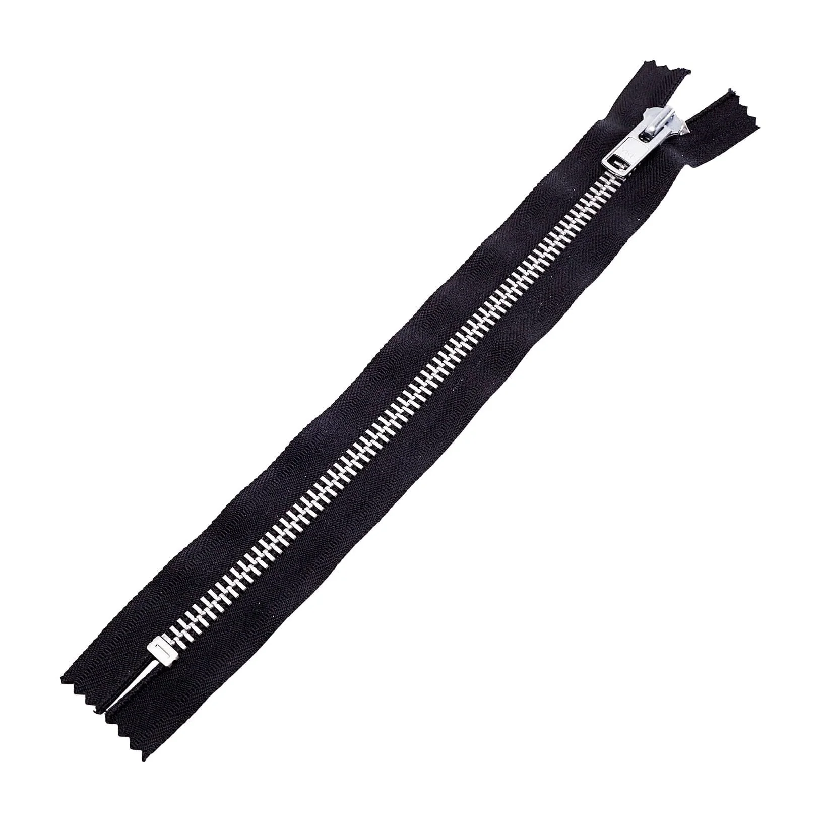 2033–6-metal-black-10-ykk-closed-end-zipper-with-aluminum-teeth-6ceb-10-blk-n-1.webp