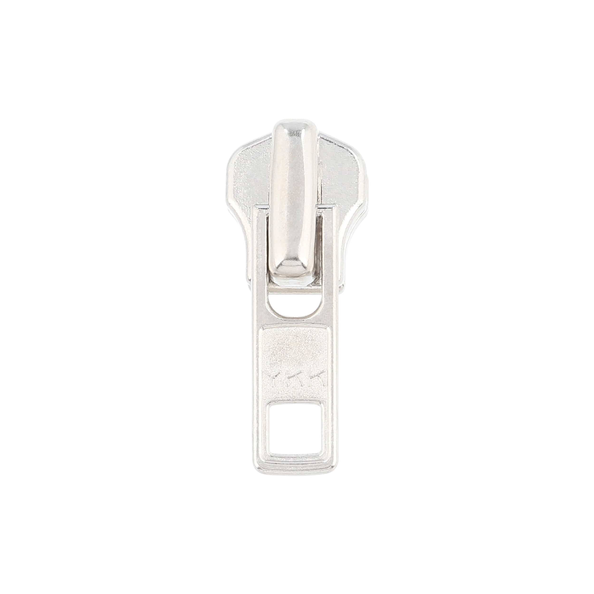 #7 Nickel, Metal, YKK Auto Lock Zipper Slider, Zinc Alloy, #7M-1-NP
