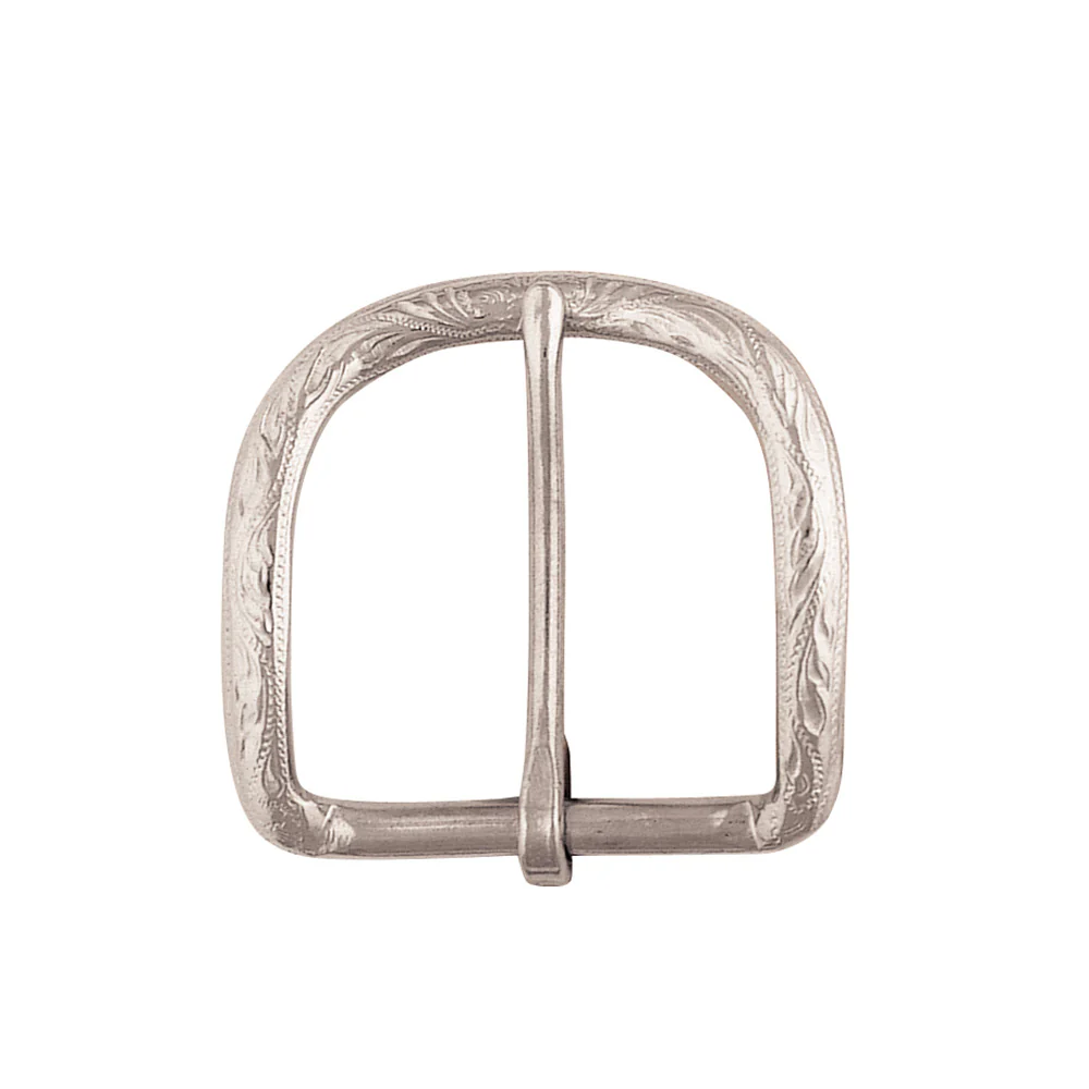 #7376 Alamo Belt Buckle, Nickel Plated, 1-1/2"