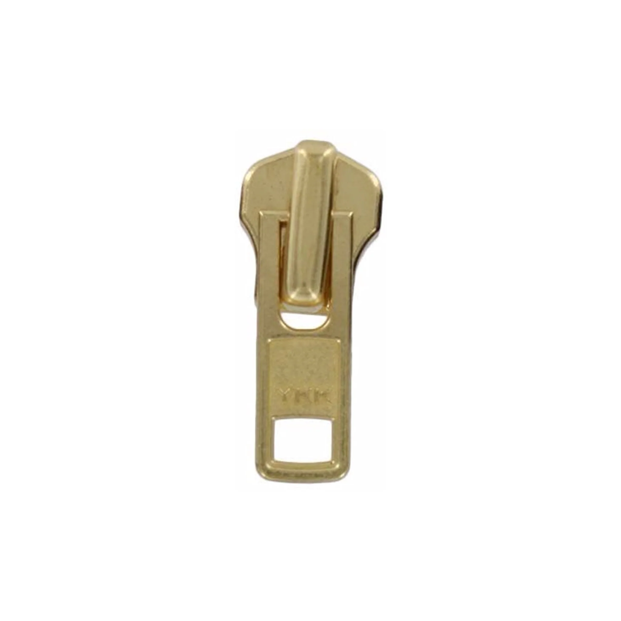 #8 Brass, Metal, YKK Auto Lock Zipper Slider, Zinc Alloy, #8M-1-BP
