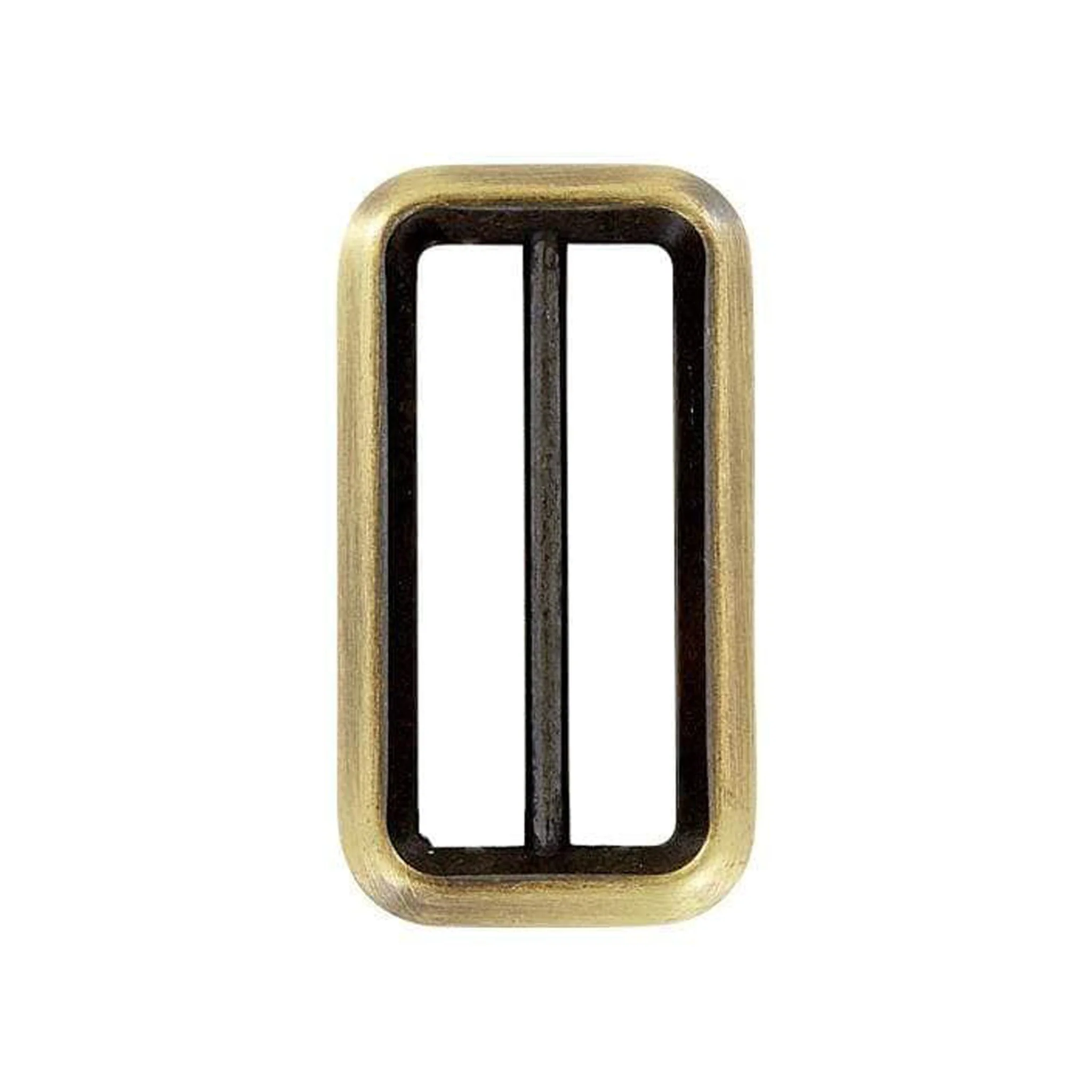 1 1/2" Antique Brass, Cast Beveled Double Loop, Zinc Alloy, #P-2896-ANTB