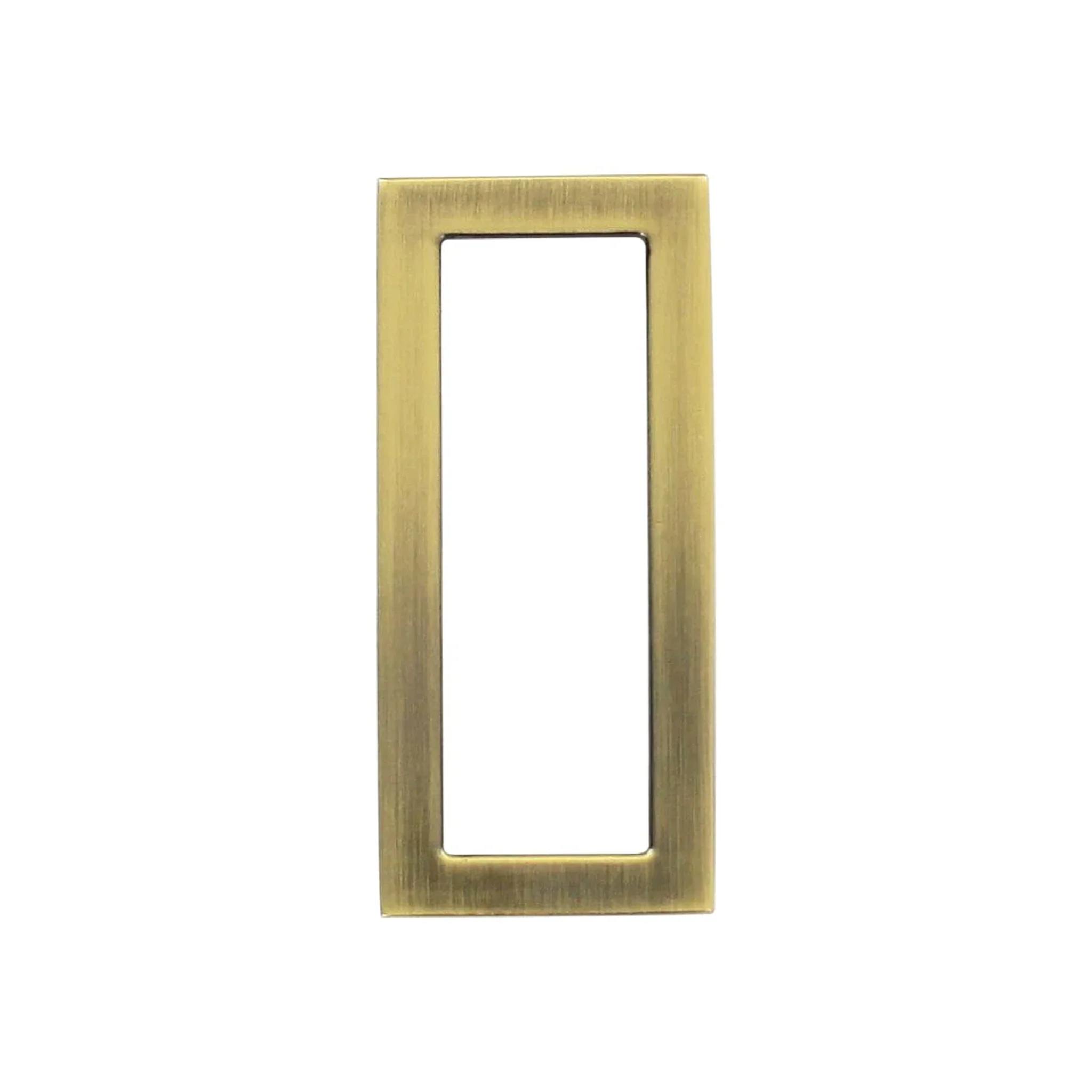 1 1/2" Antique Brass, Cast Rectangular Ring, Zinc Alloy, #P-2558-ANTB