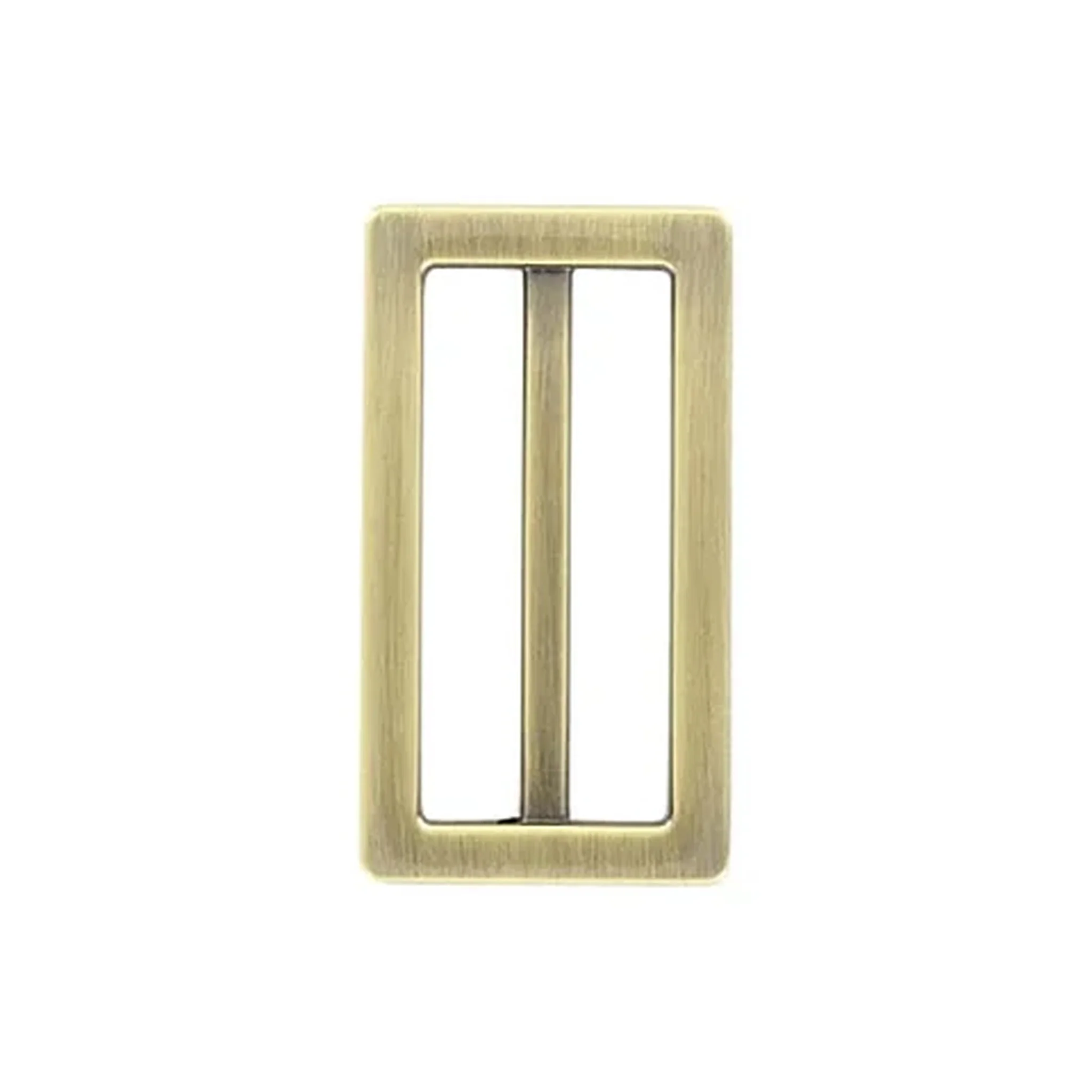 1 1/2" Antique Brass, Cast Strap Tri Glide Slider, Zinc Alloy, #C-2115-ANTB