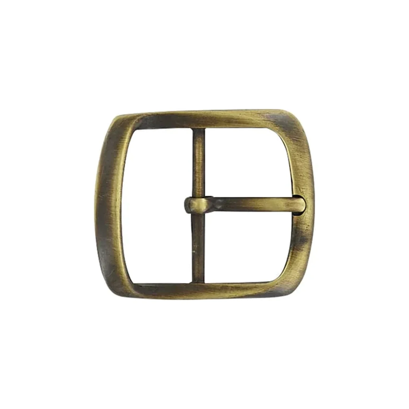 1 1/2" Antique Brass, Center Bar Buckle, Zinc Alloy, #C-1962-ANTB