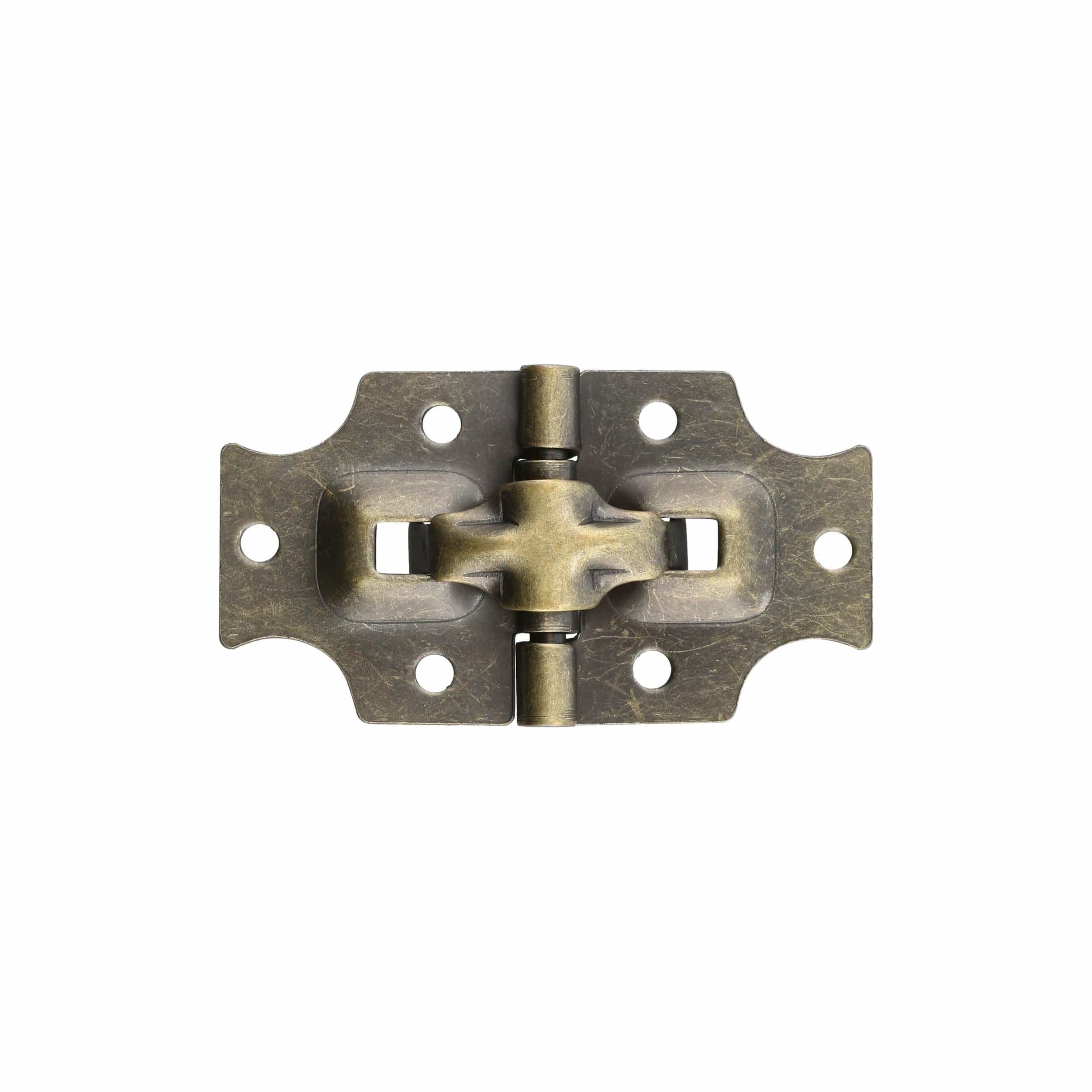 1 1/2" Antique Brass, Stop Hinge Plate, Steel, #D-61-ANTB