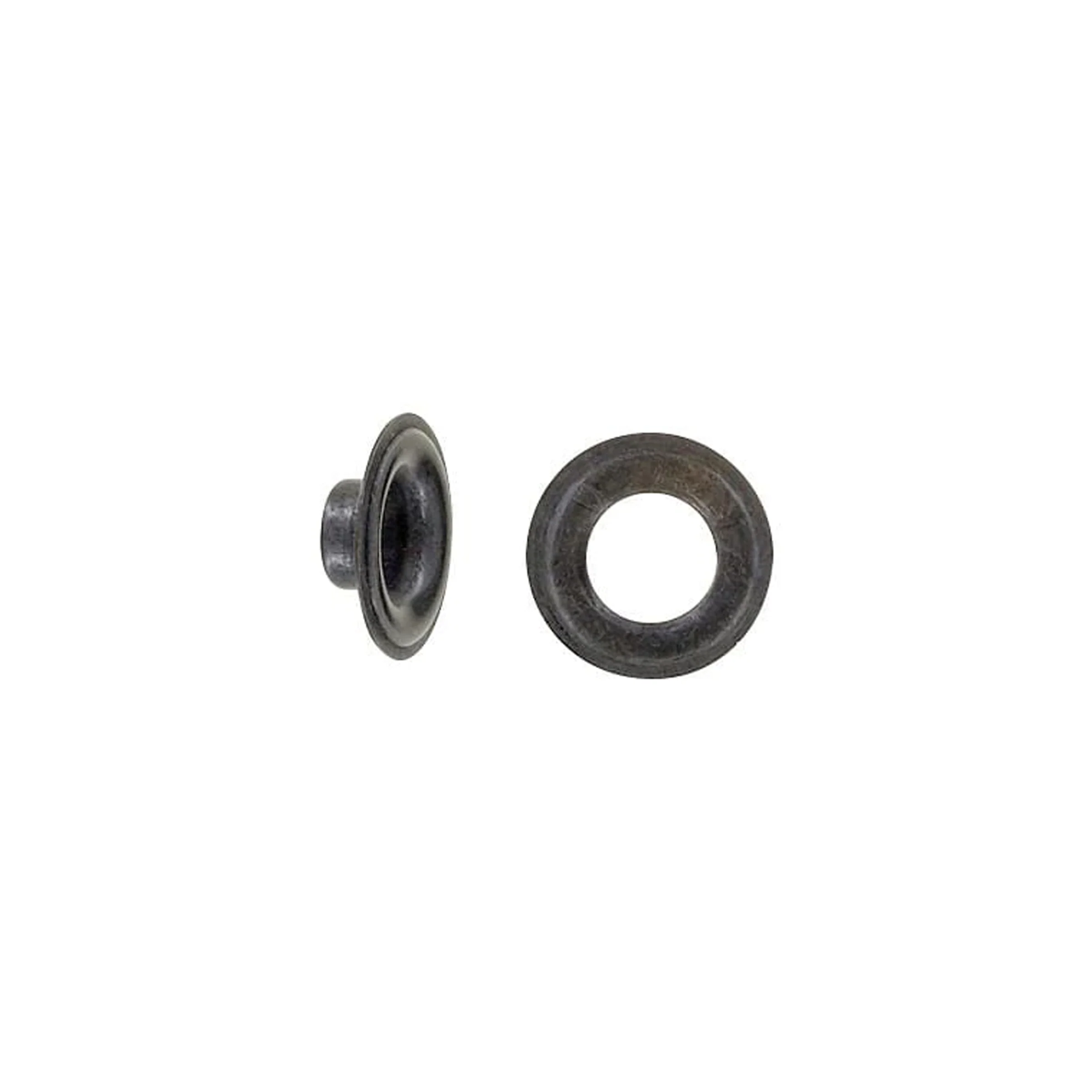 #1 Grommet With Washer Solid Brass Black - 12pk, #GROM-1-SBBK