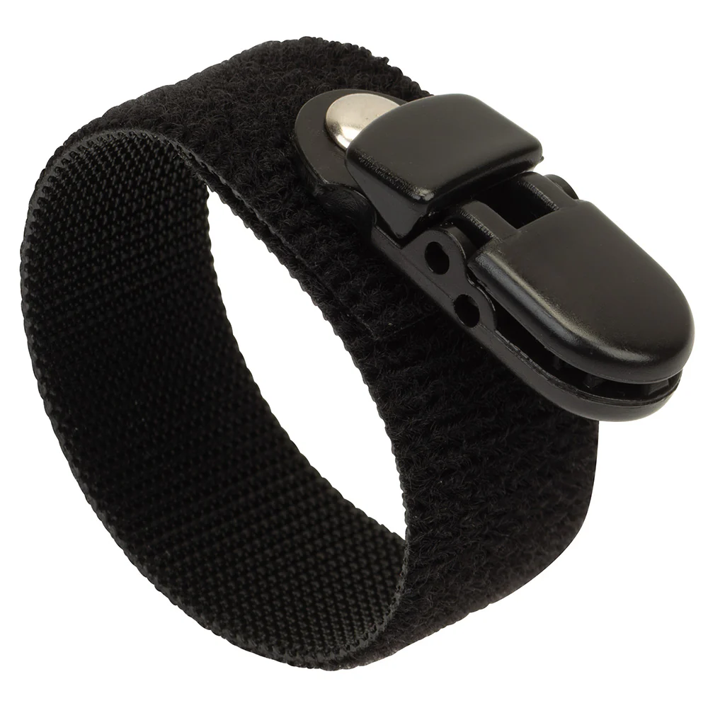 1 1/2" Black, CueClip with Holder, Plastic, #CC-1-BLK