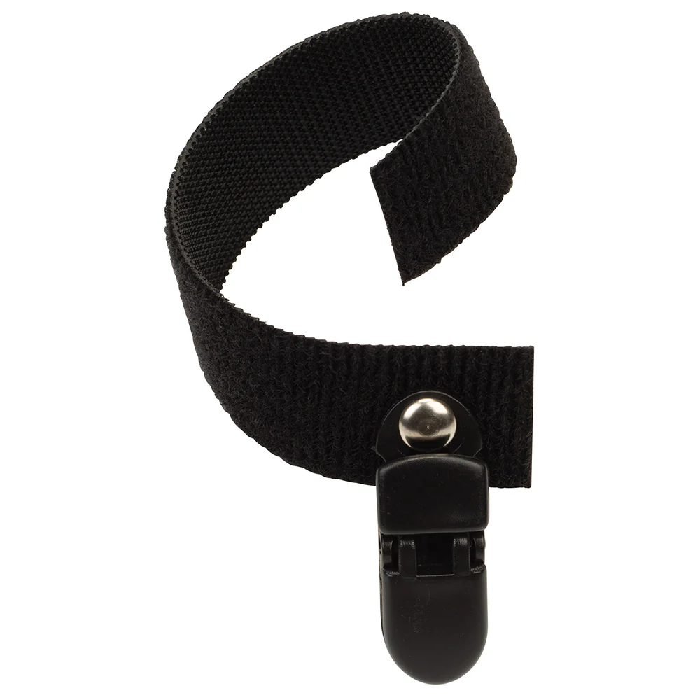 1 1/2" Black, CueClip with Holder, Plastic, #CC-1-BLK