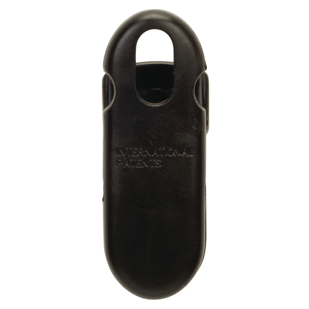 1 1/2" Black, CueClip, Plastic, #C-1684-BLK