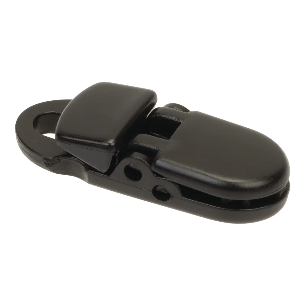 1 1/2" Black, CueClip, Plastic, #C-1684-BLK