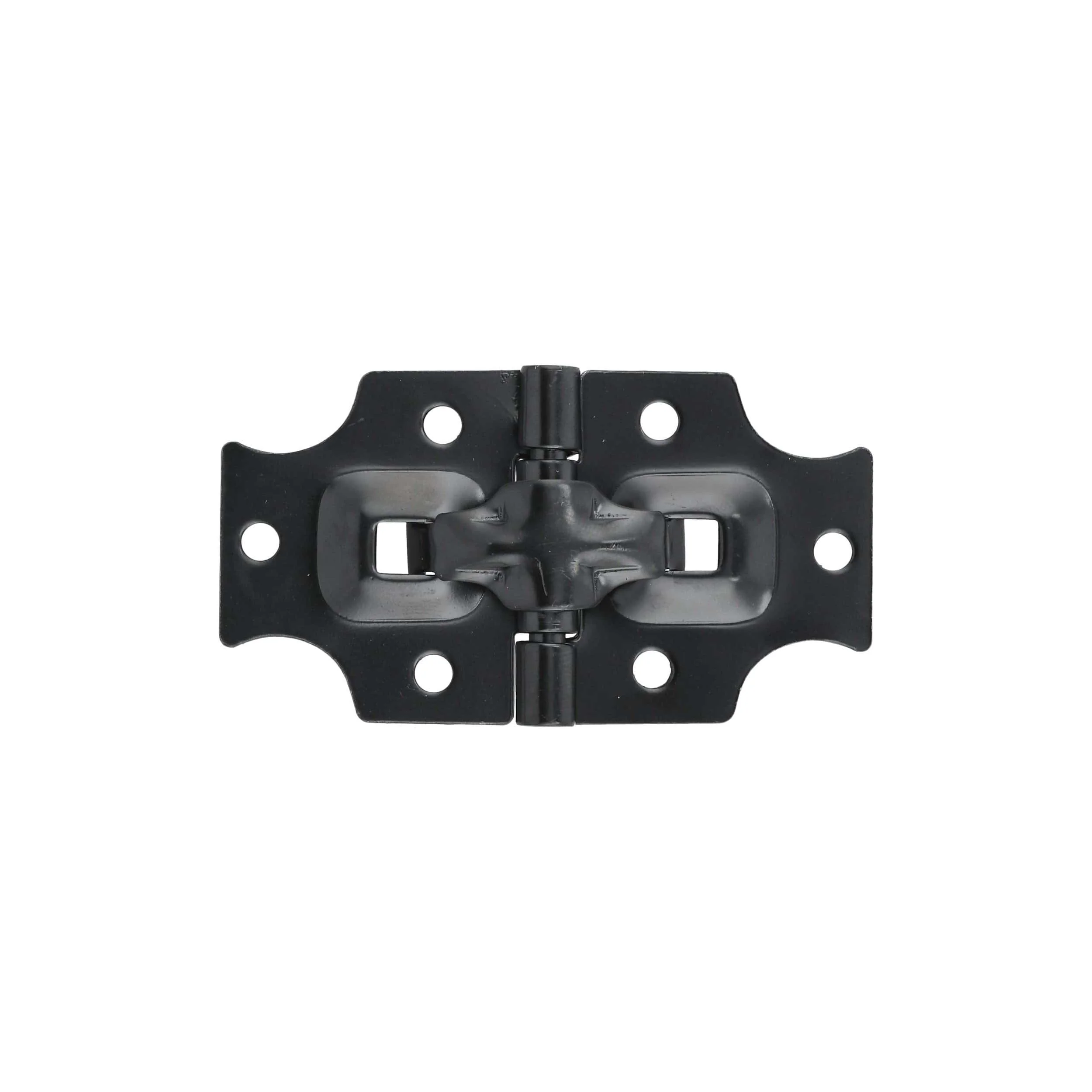 1 1/2" Black, Stop Hinge Plate, Steel, #D-61-BLK