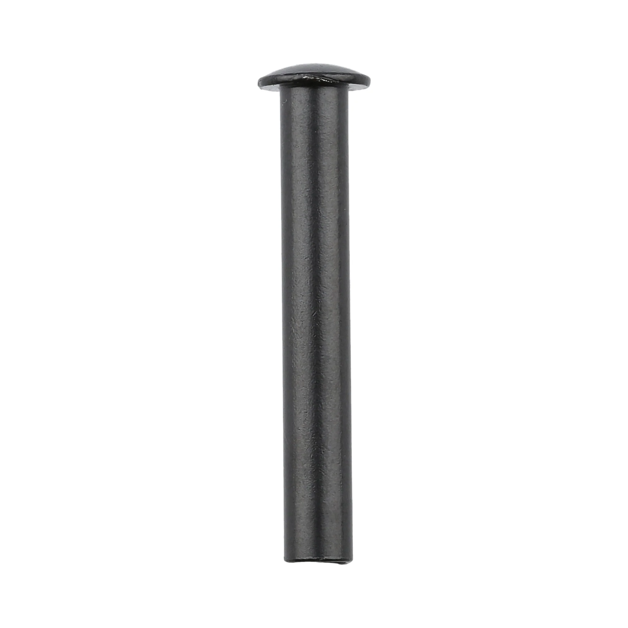 1 1/2" Black, Tubular Rivet, Steel - 12 pk, #L-2202