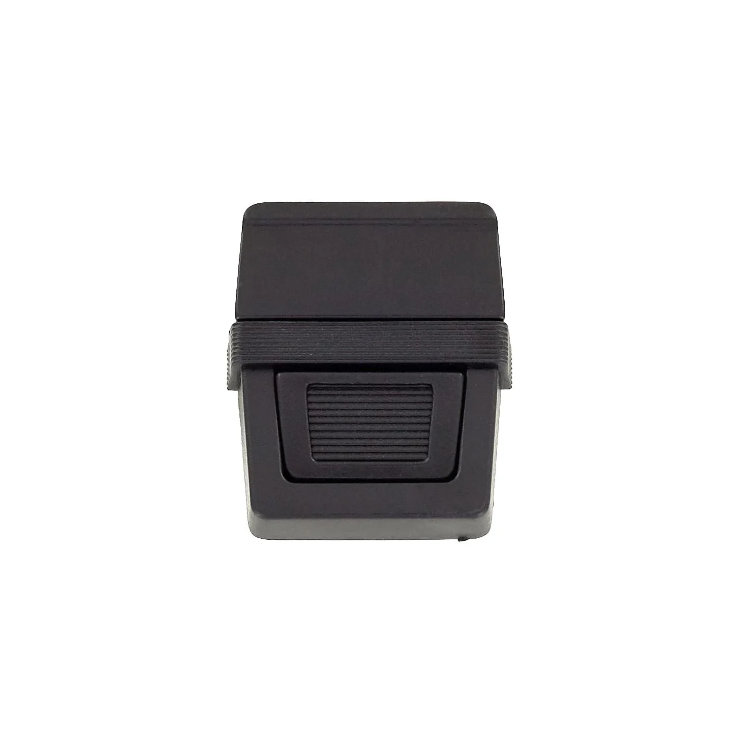 1 1/2" Black, Tuck Catch, Plastic, #C-1843