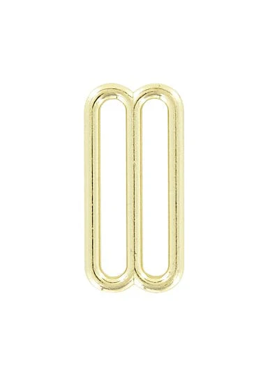 1 1/2" Brass, Cast Rounded Tri Bar Slide, Zinc Alloy, #C-1192-BP