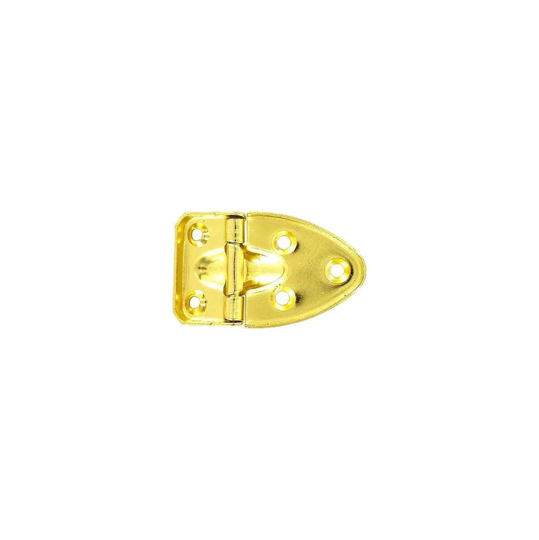 1 1/2" Brass, Stop Hinge, Zinc Alloy, #D-66-BP