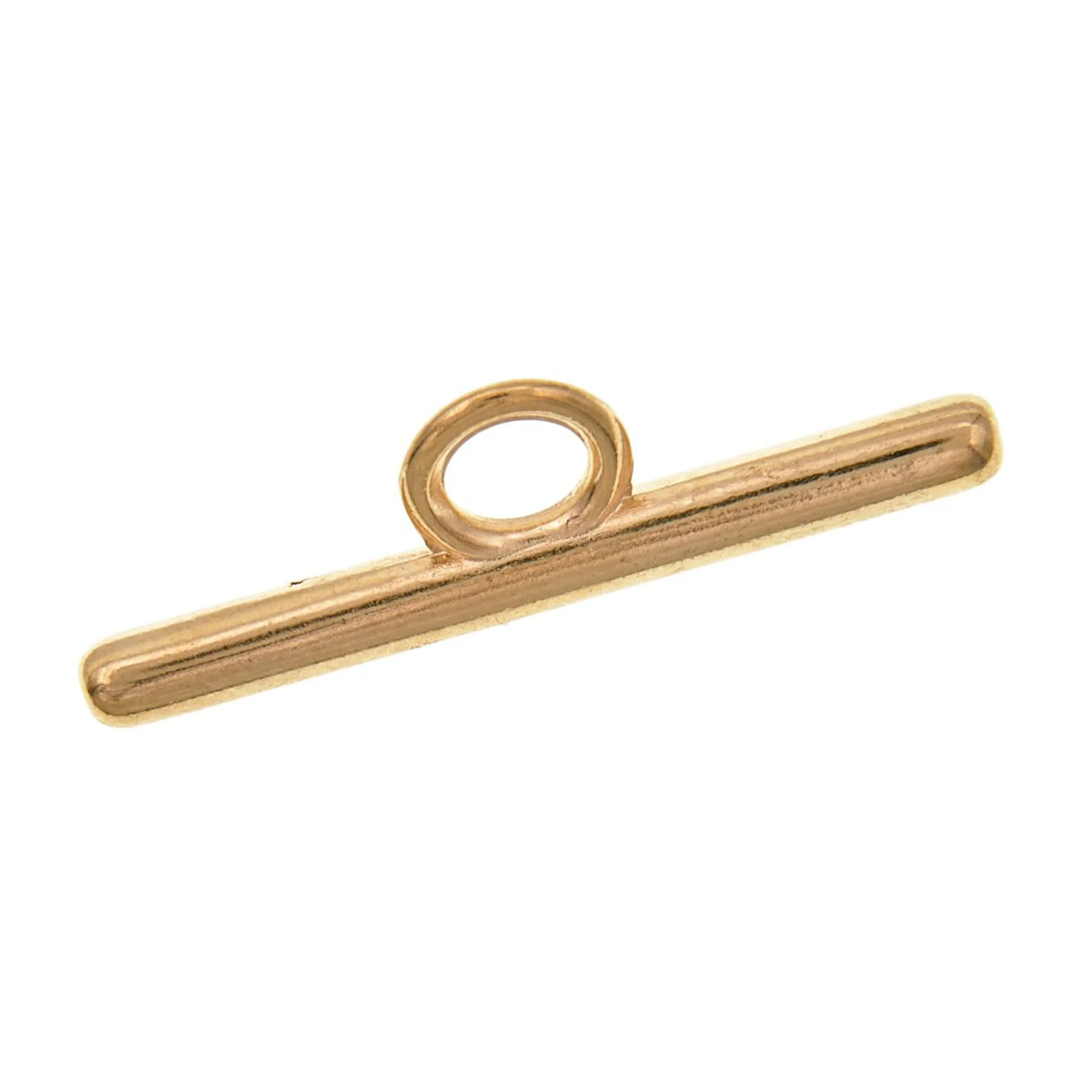 1 1/2" Gold, Chain Bar End, Zinc Alloy, #P-2906-GOLD