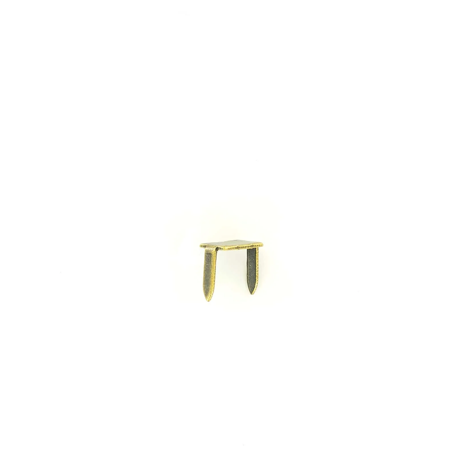 #10 Antique Brass, 2-Prong Bottom Stop, Zinc Alloy-PK10, #10M-2P-ANTB
