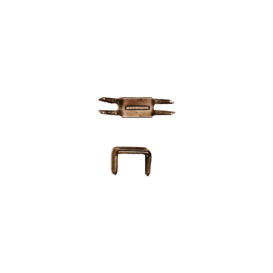 #10 Antique Brass, YKK 4-Prong Bottom Stop, Zinc Alloy - PK10, #10M-4P-ANTB