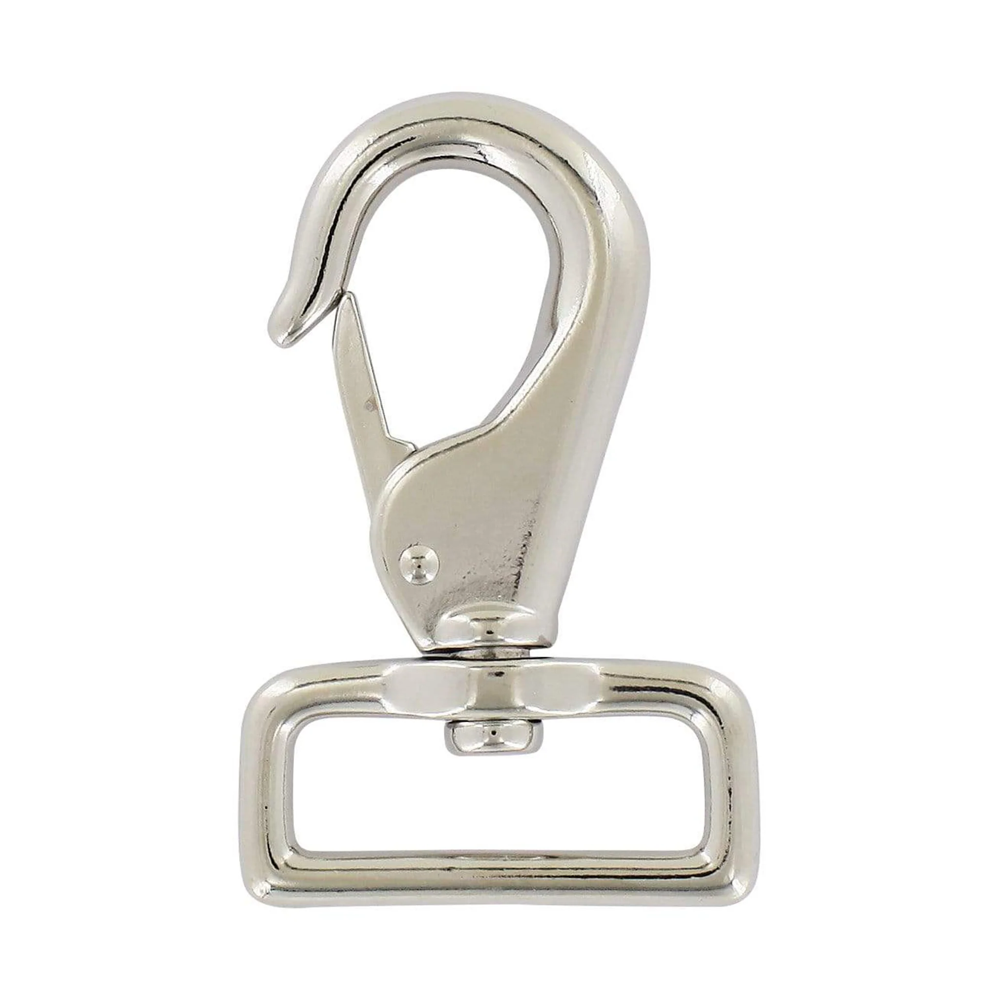 1 1/2" Nickel, Swivel Snap Hook, Zinc Alloy, #P-2902-NIC