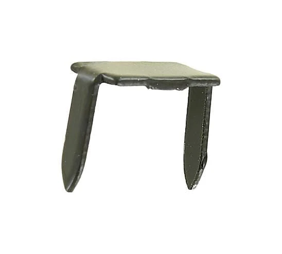 #10 Black, 2-Prong Bottom Stop, Zinc Alloy-PK10, #10M-2P-BLK
