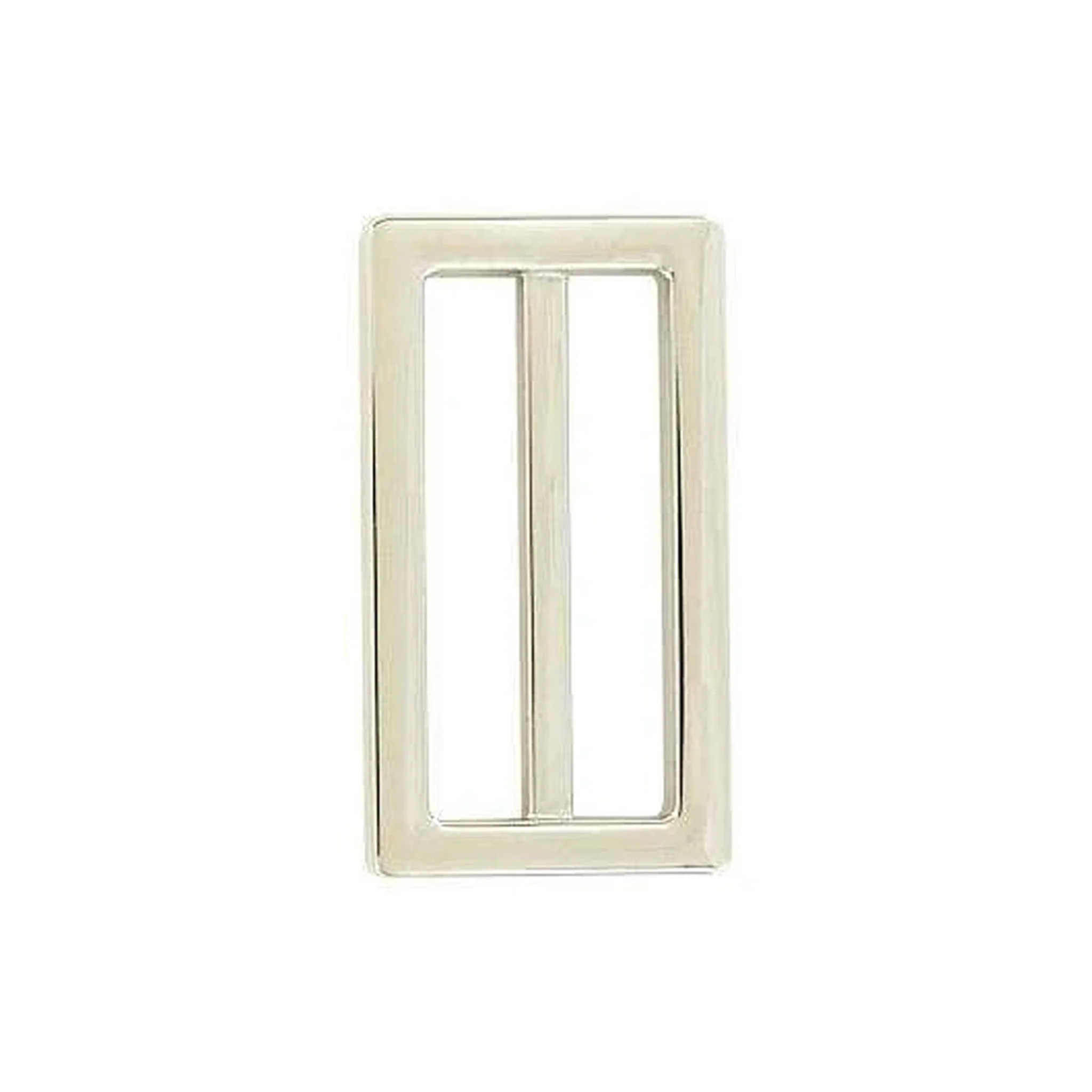 1 1/2" Shiny Nickel, Cast Strap Tri Glide Slider, Zinc Alloy, #C-2115-NIC