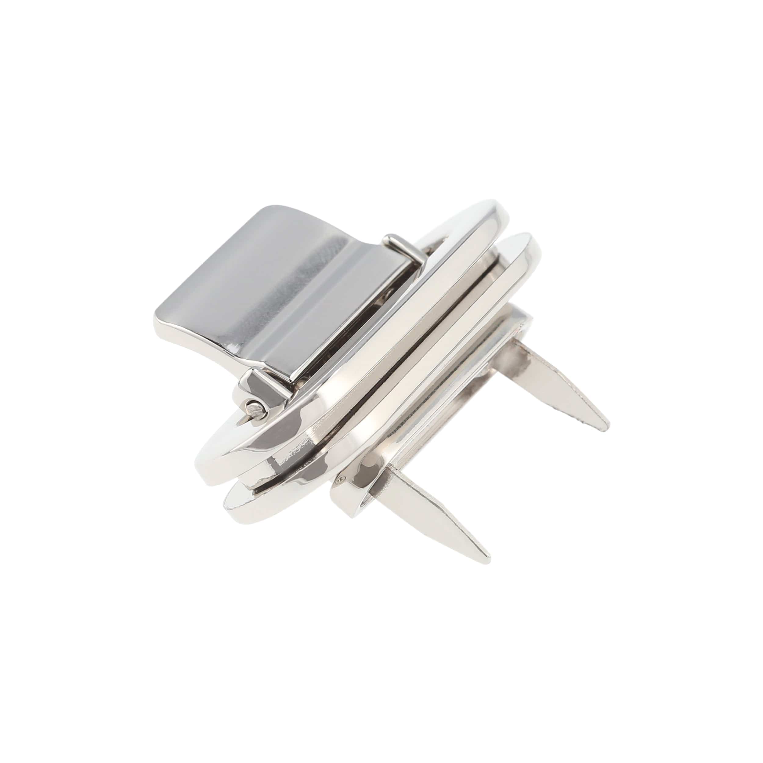 1 1/2" Shiny Nickel, Drop Lock, Zinc Alloy, #P-2616-NIC