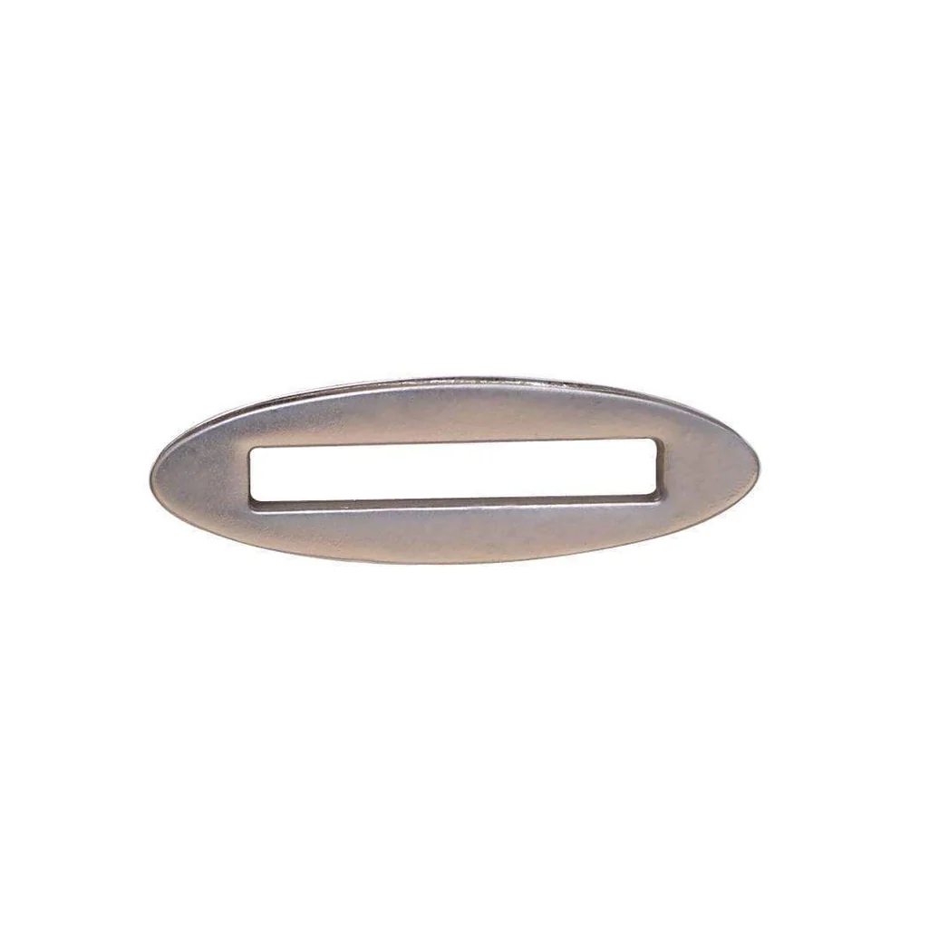 1 1/2" Shiny Nickel, Screw Together Eyelet, Zinc Alloy, #P-2791-NIC