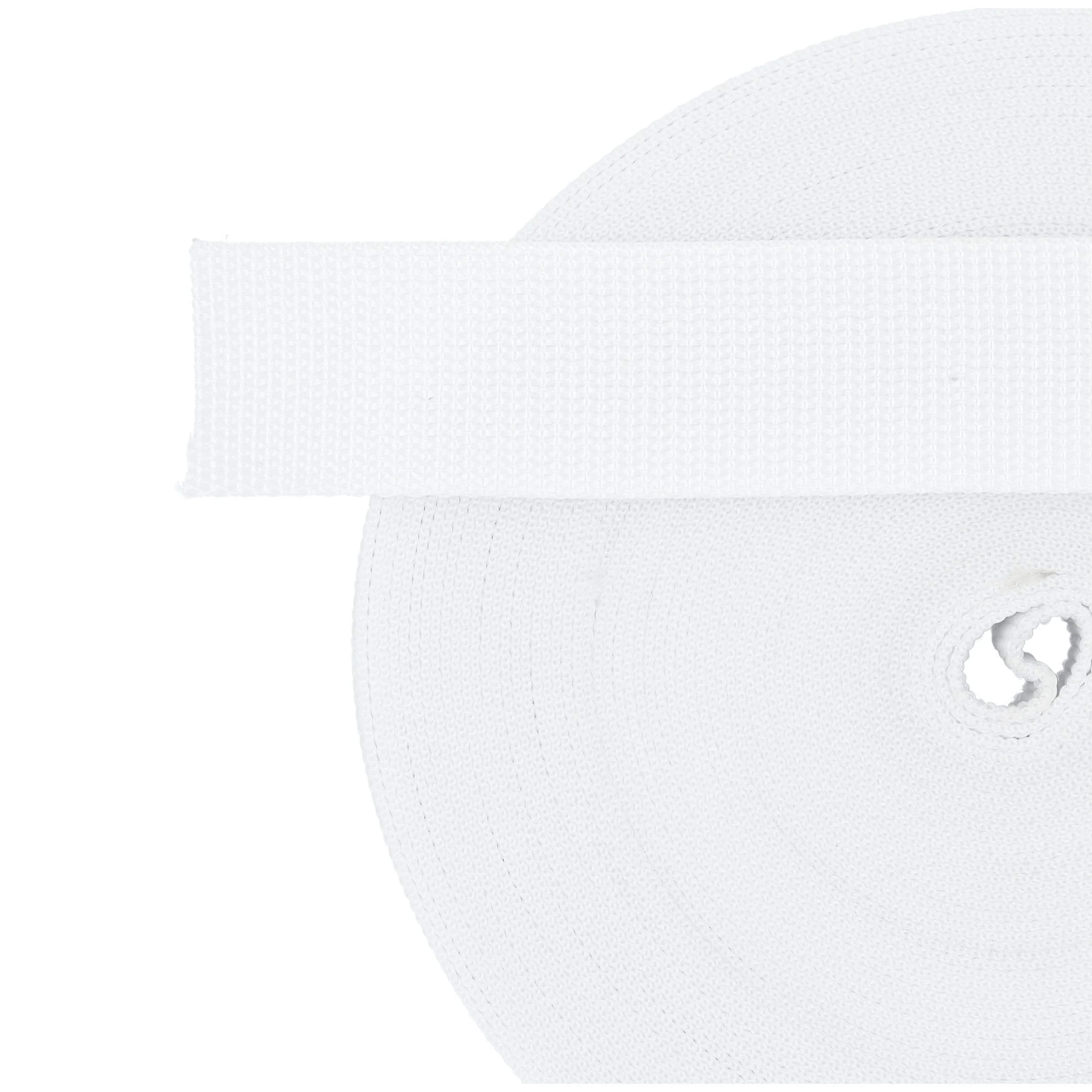 1 1/2" White, Webbing Heavy Wgt, PolyPropylene, #12-1-1-2-WHT
