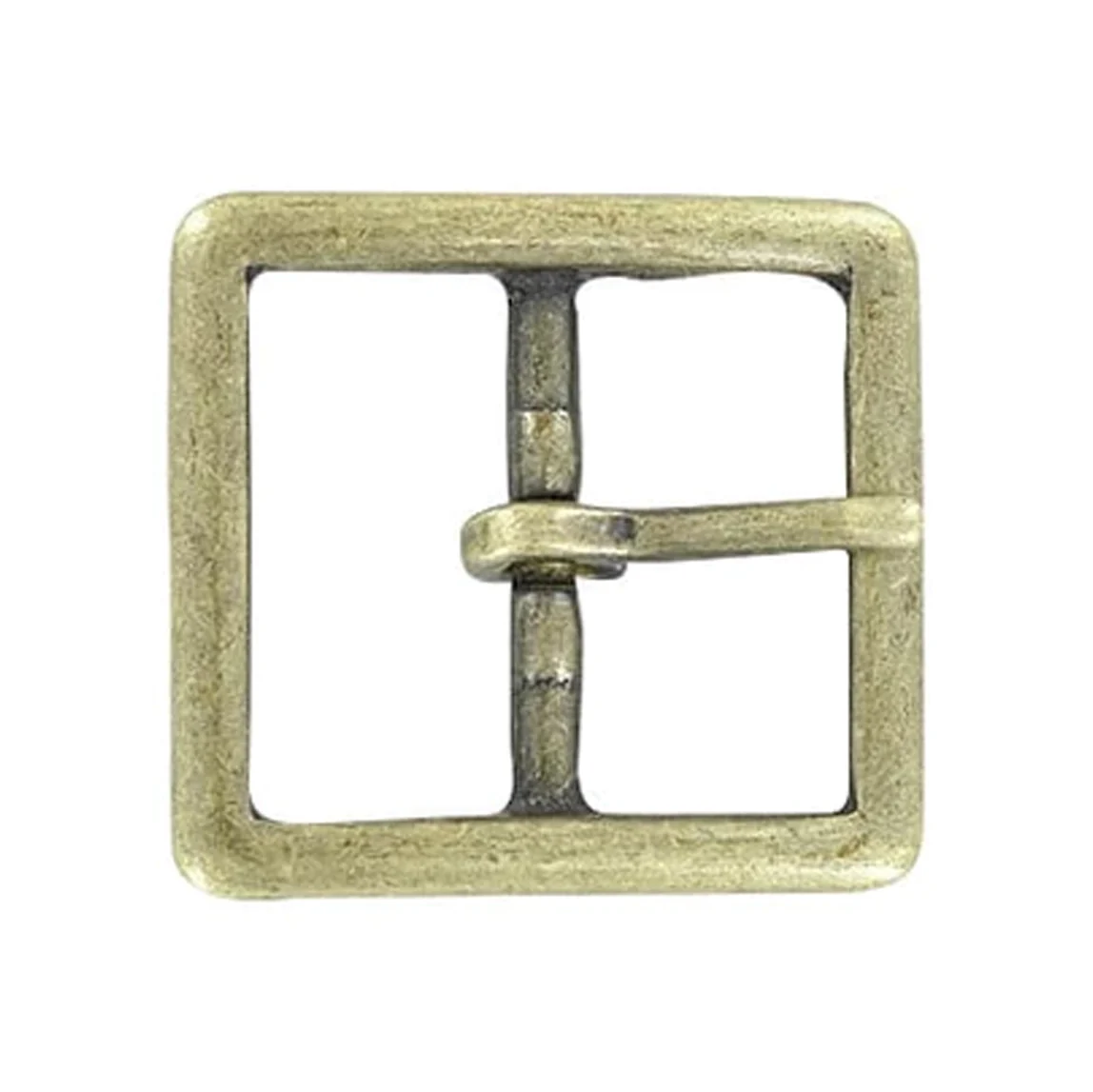 1 1/4" Antique Brass, Sam Browne Center Bar Buckle, Solid Brass, #899-1-1-4-ANTB