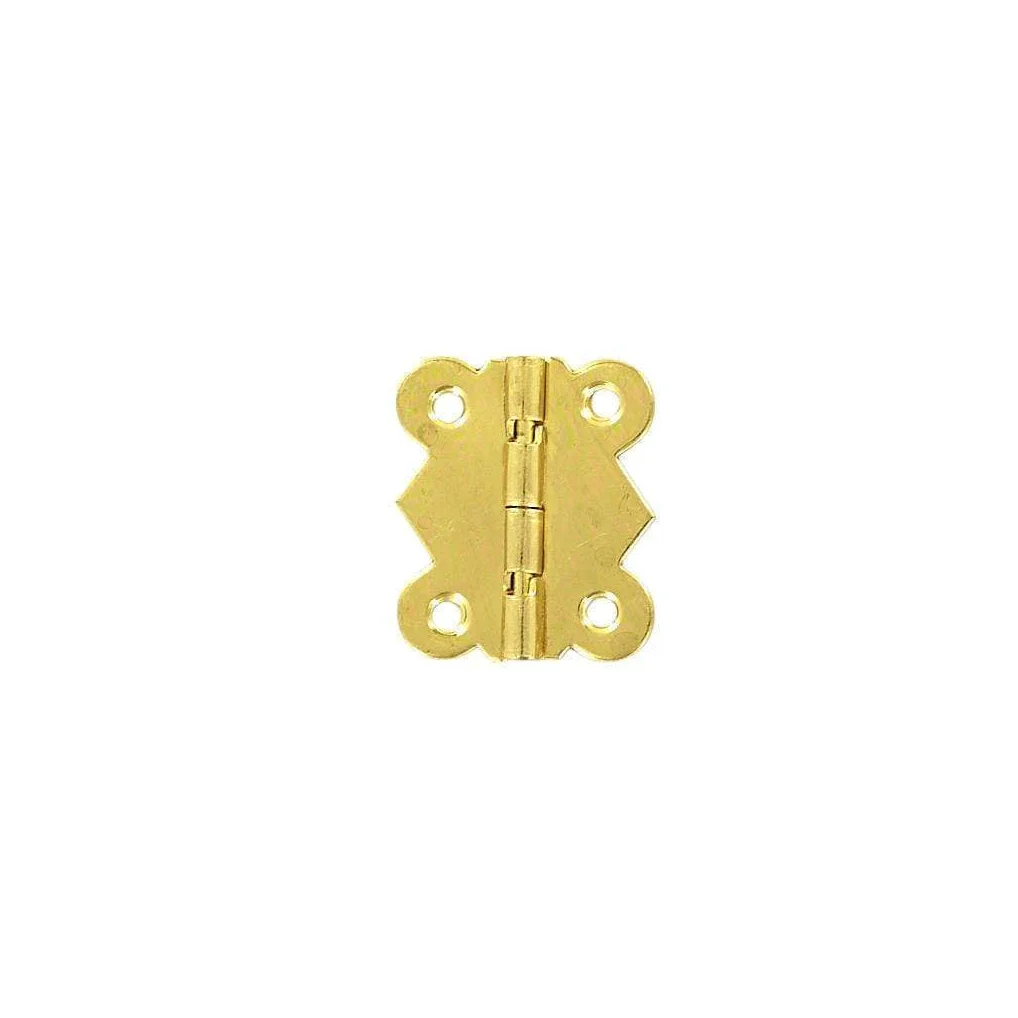 1 1/4" Brass, Box/Case Stop Hinge, Zinc Alloy, #P-2466-BP