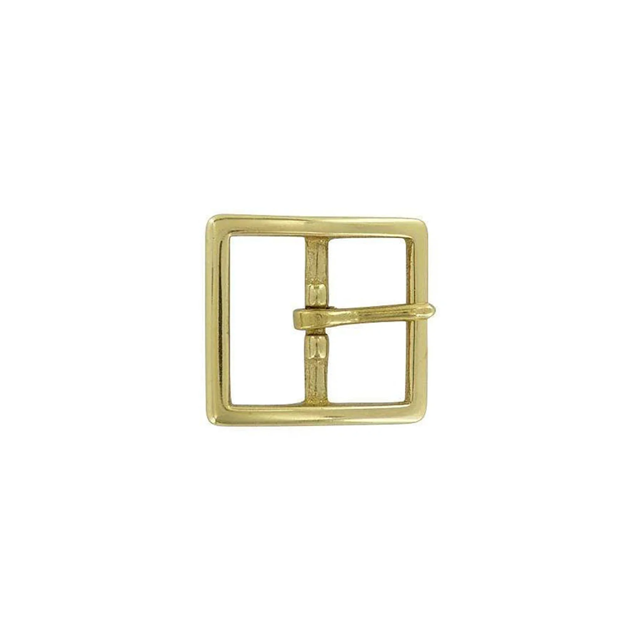 1 1/4" Brass, Sam Browne Center Bar Buckle, Solid Brass, #899-1-1-4-B