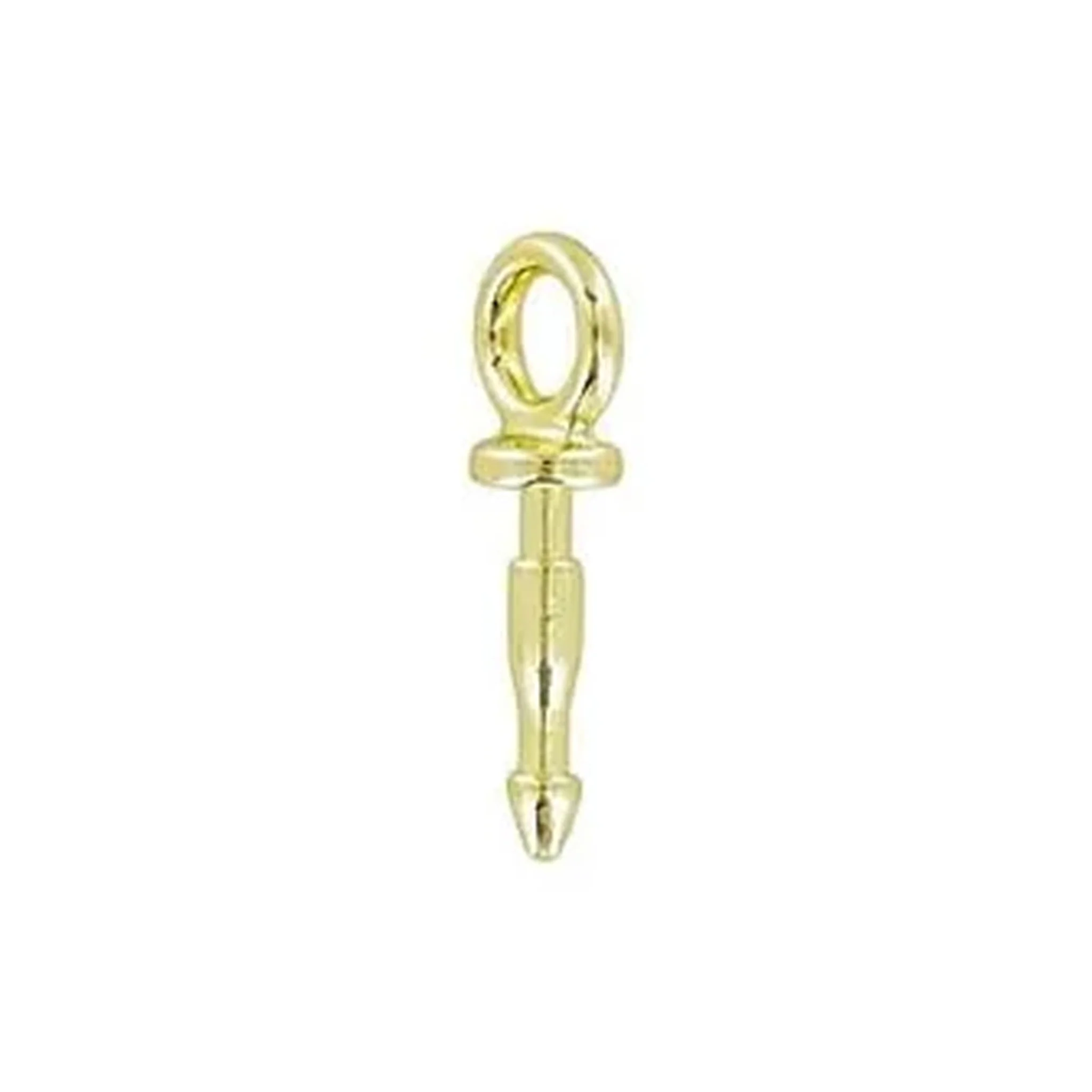 1 1/4" Brass, Snapper Rivet Ring, Steel, #A-303