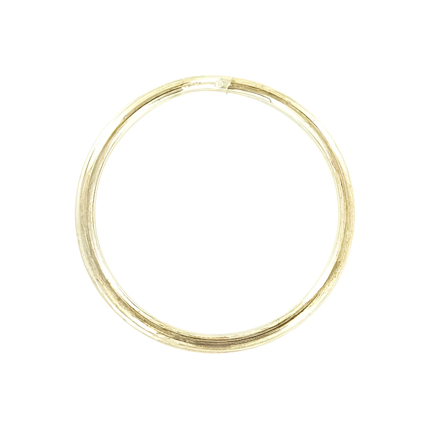 1 1/4" Brass, Split Key Ring, Steel, #L-199-1-1-4B