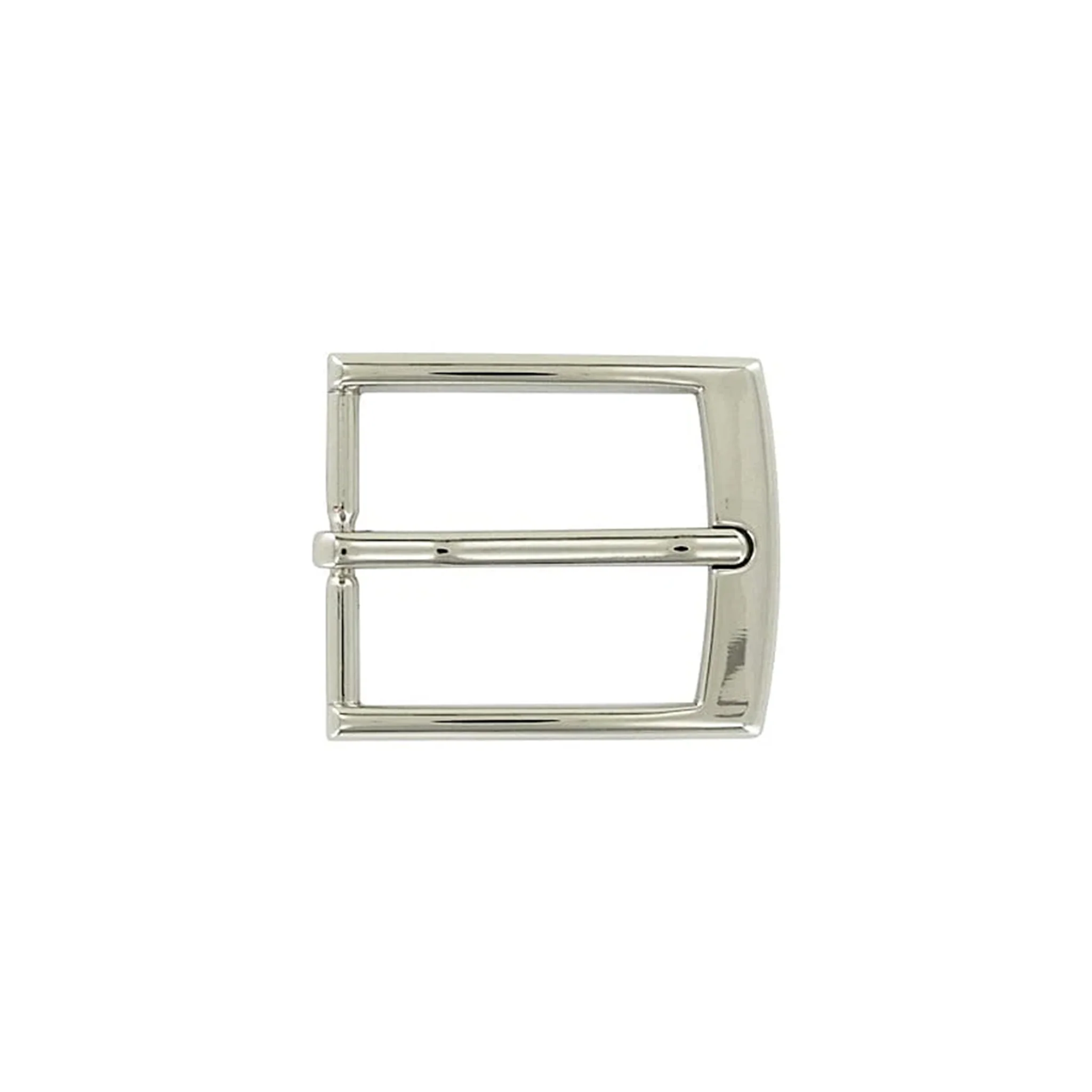 1 1/4" Nickel, Heel Bar Buckle, Zinc Alloy, #C-1921-NIC
