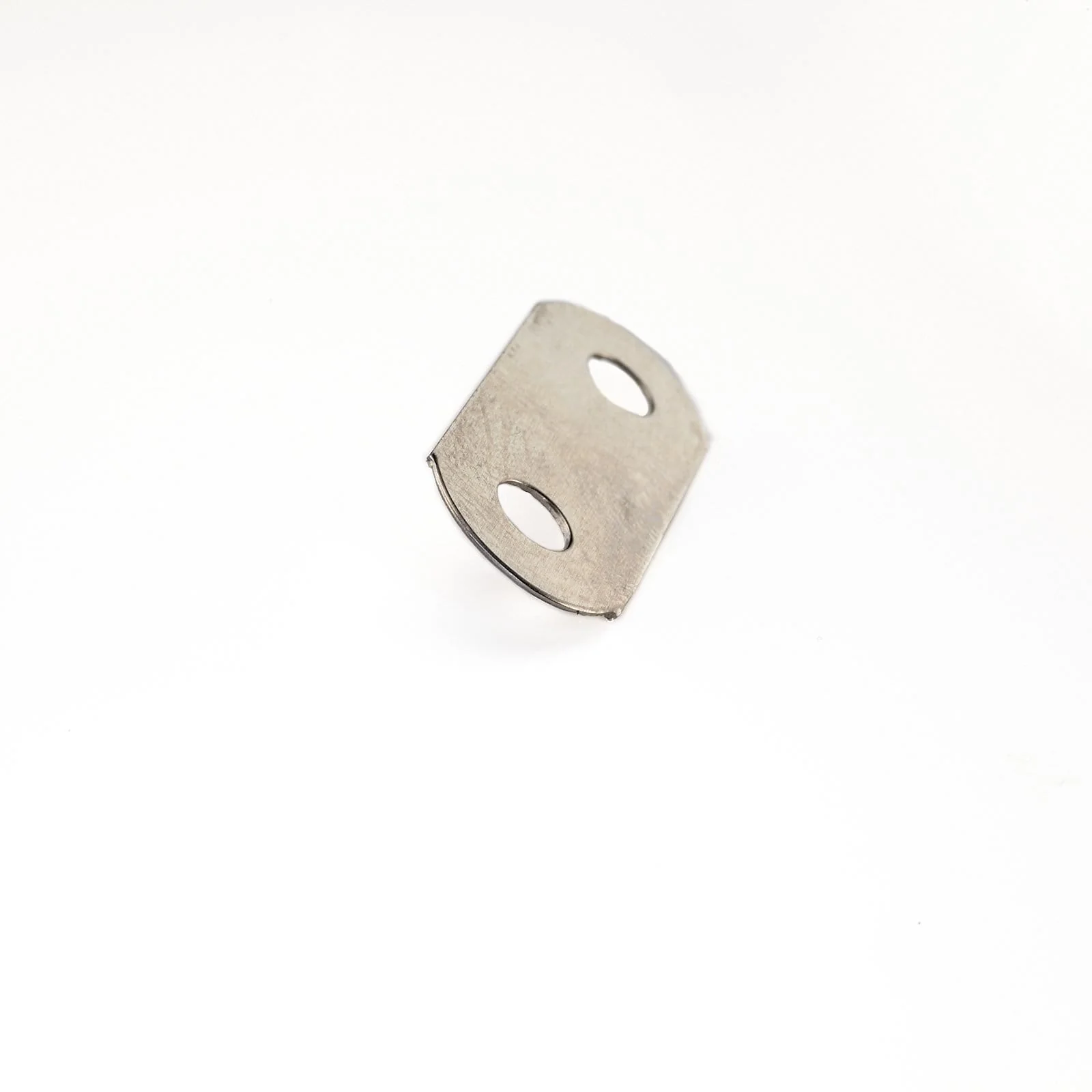 1 1/4" Nickel, Oblong Double Hole Washer, Steel - 12pk, #L-2318